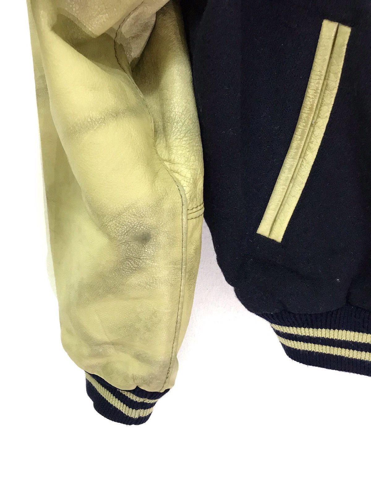 Japanese Brand Rare Vtg Van Jac Varsity Jacket Iconic Logo Wool Leather Size US M / EU 48-50 / 2 - 8 Thumbnail