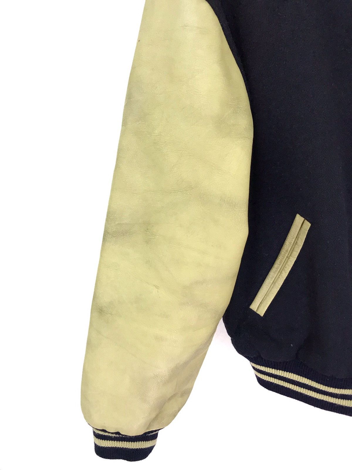 Japanese Brand Rare Vtg Van Jac Varsity Jacket Iconic Logo Wool Leather Size US M / EU 48-50 / 2 - 6 Thumbnail