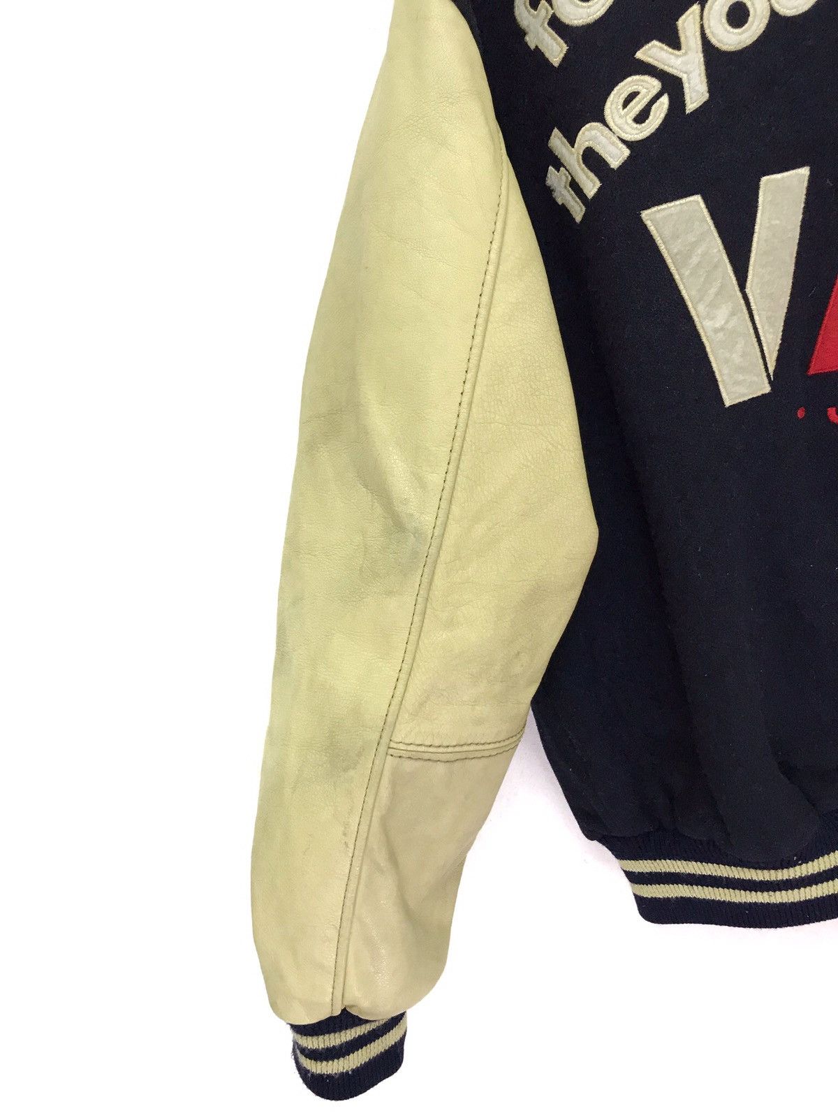 Japanese Brand Rare Vtg Van Jac Varsity Jacket Iconic Logo Wool Leather Size US M / EU 48-50 / 2 - 3 Thumbnail