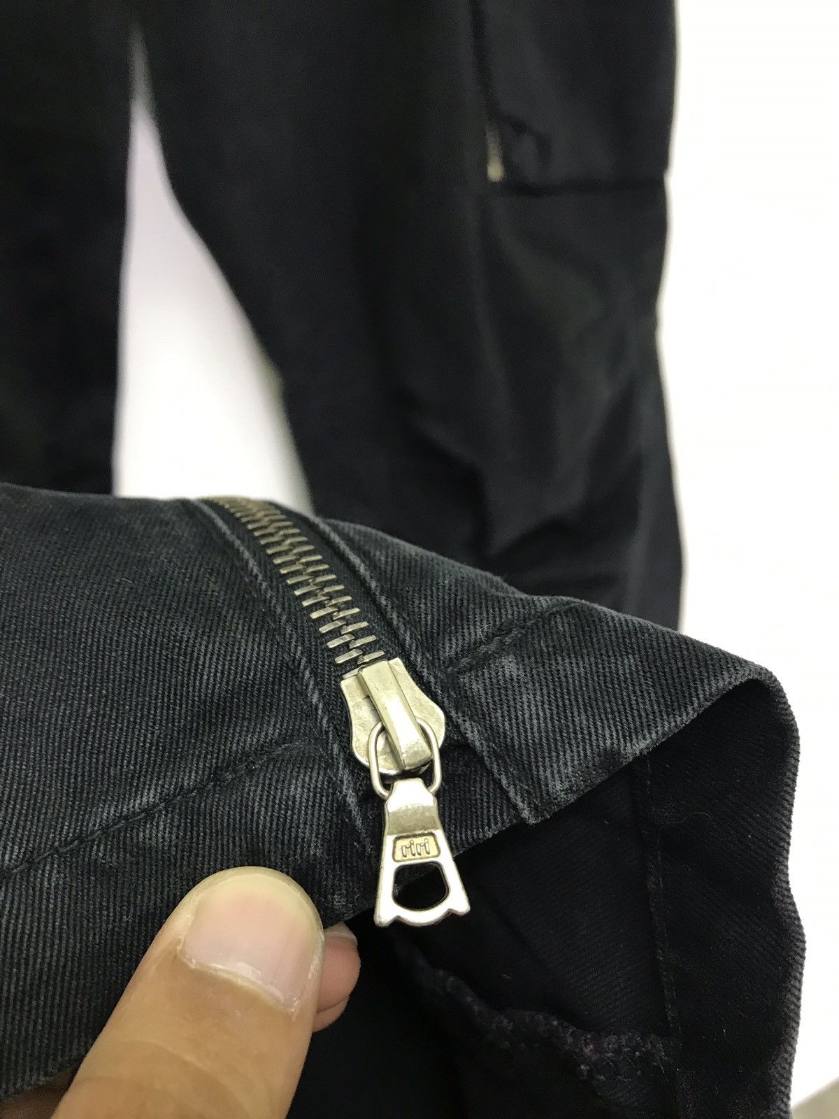 Japanese Brand Made in Japan WJK Black Cargo Pant Regular Size US 31 - 3 Thumbnail