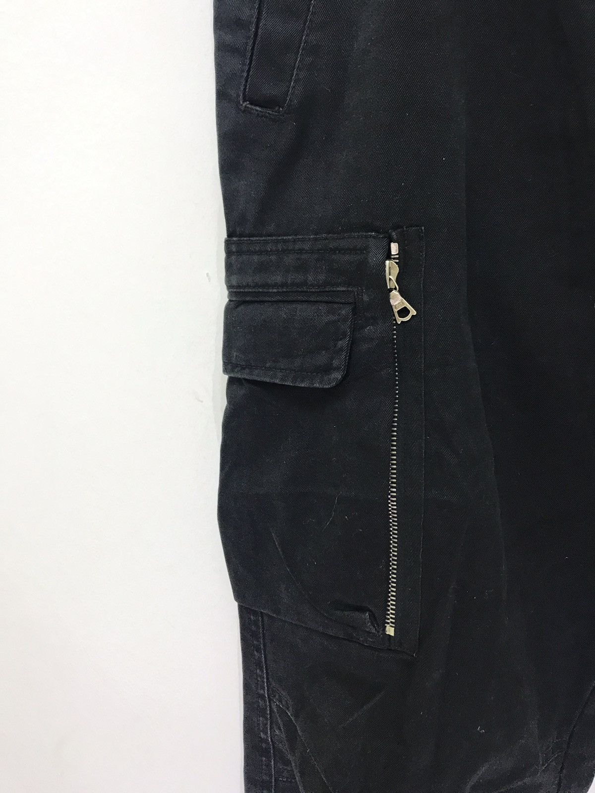 Japanese Brand Made in Japan WJK Black Cargo Pant Regular Size US 31 - 6 Thumbnail
