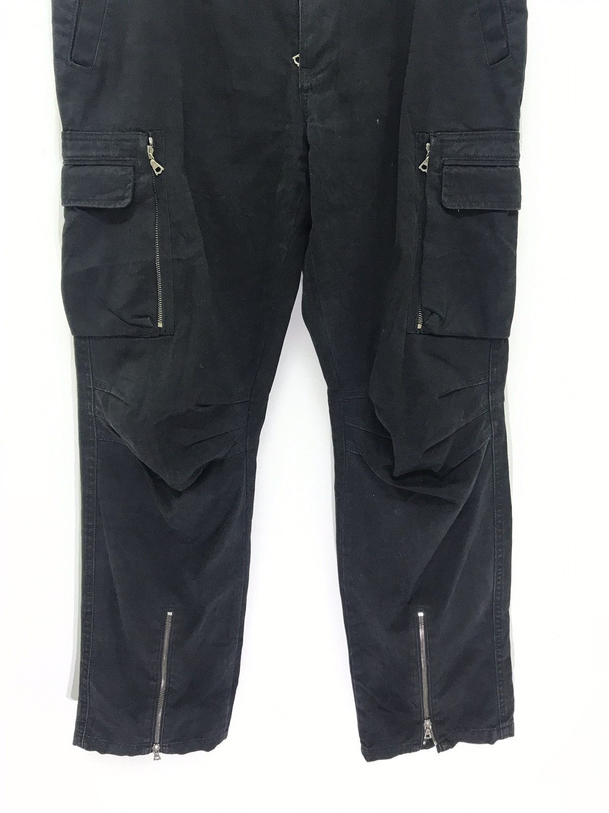 Japanese Brand Made in Japan WJK Black Cargo Pant Regular Size US 31 - 2 Thumbnail