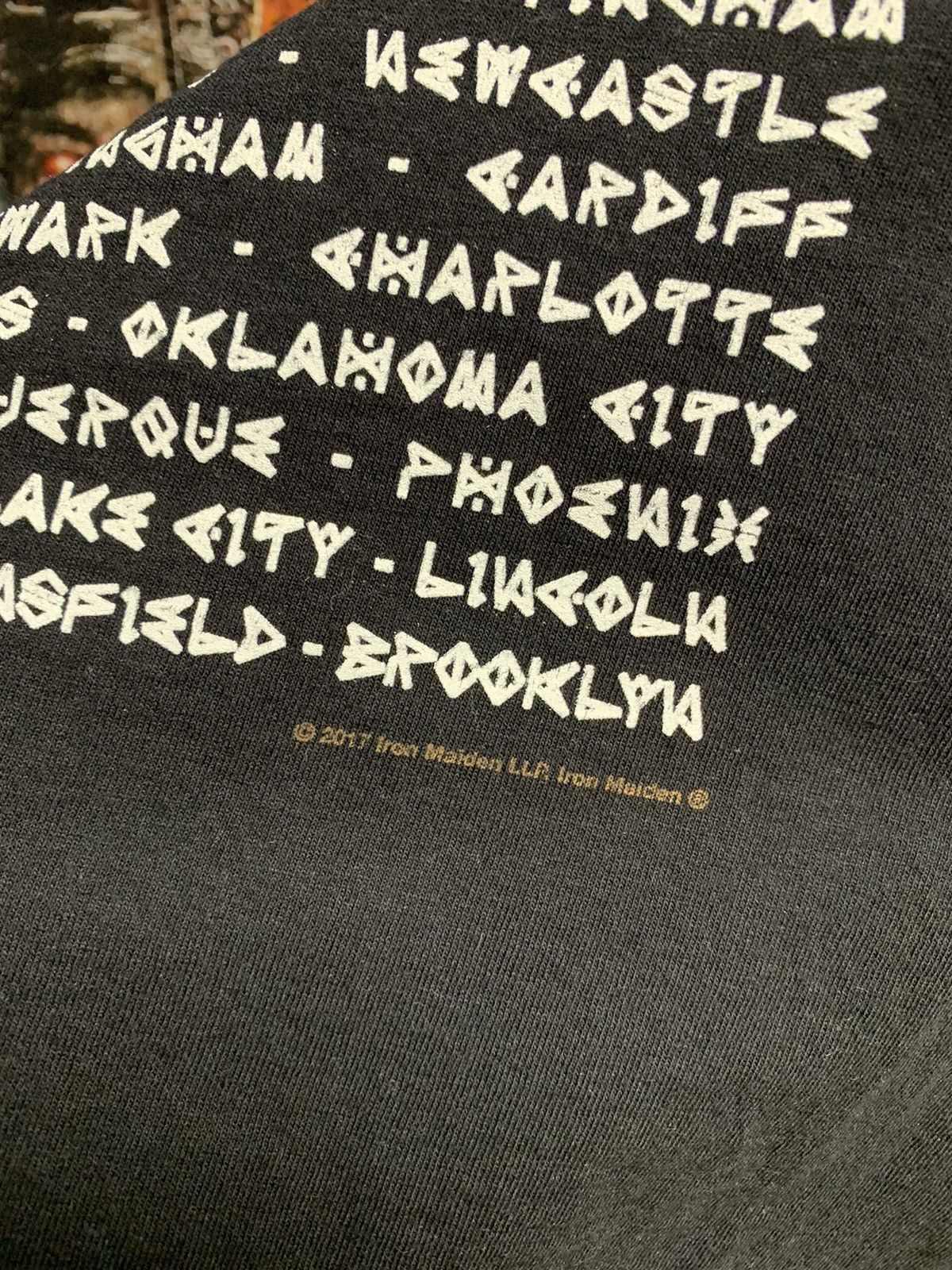 Band Tees Iron Maiden the book of souls vintage rock band t-shirt L Size US XL / EU 56 / 4 - 6 Thumbnail
