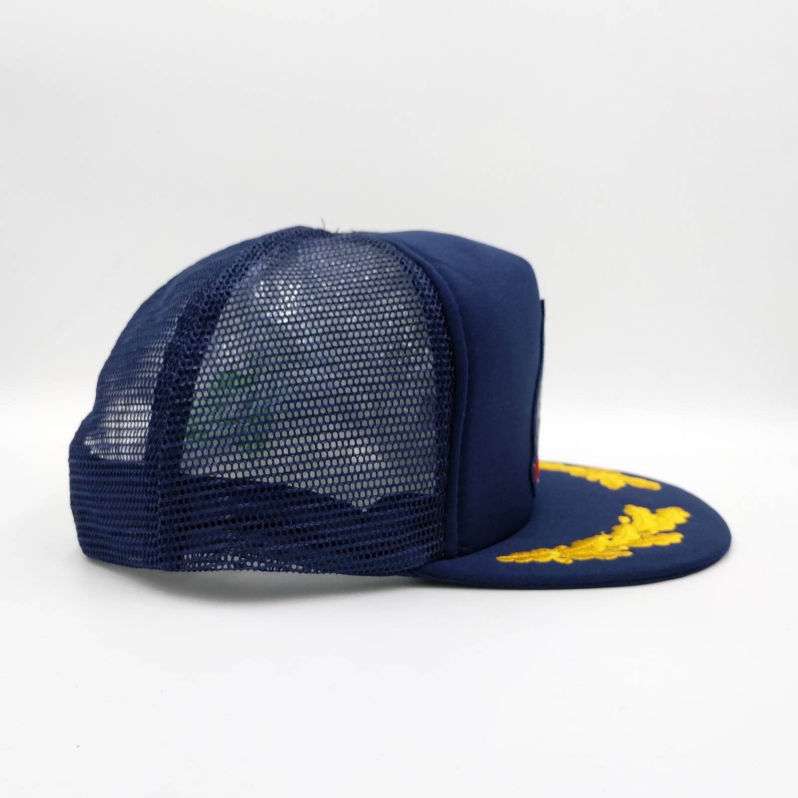 Vintage Vintage Canada Royal Crown Anchor Patch Snapback Trucker Hat Size ONE SIZE - 6 Thumbnail