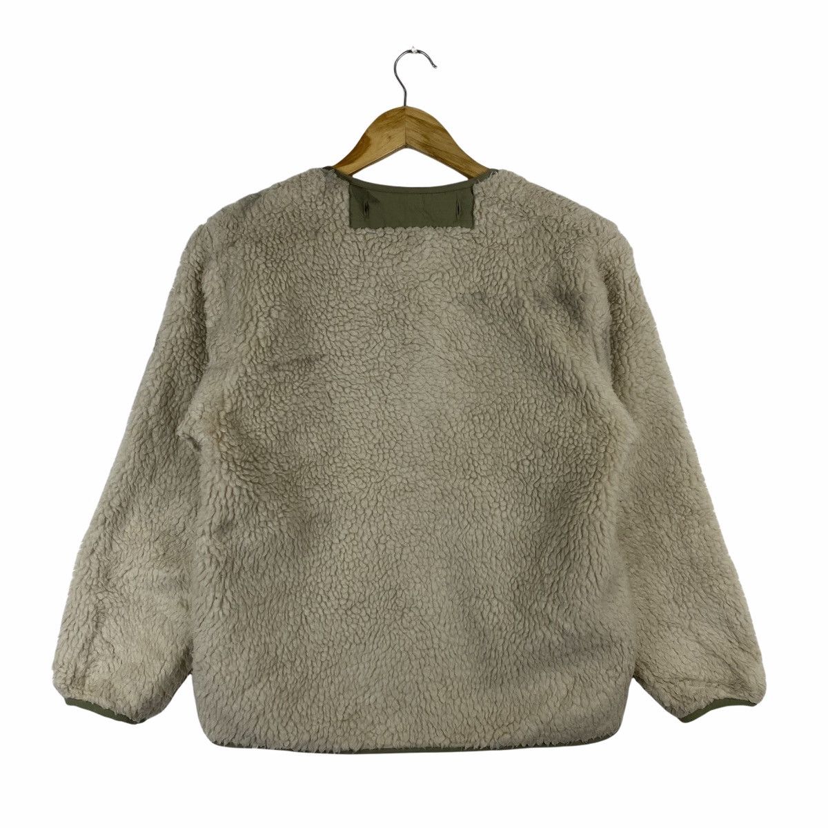 Alpha Industries × Vintage Vintage ALPHA INDUSTRIES Fully Button Fleece Sweater Size US S / EU 44-46 / 1 - 2 Thumbnail