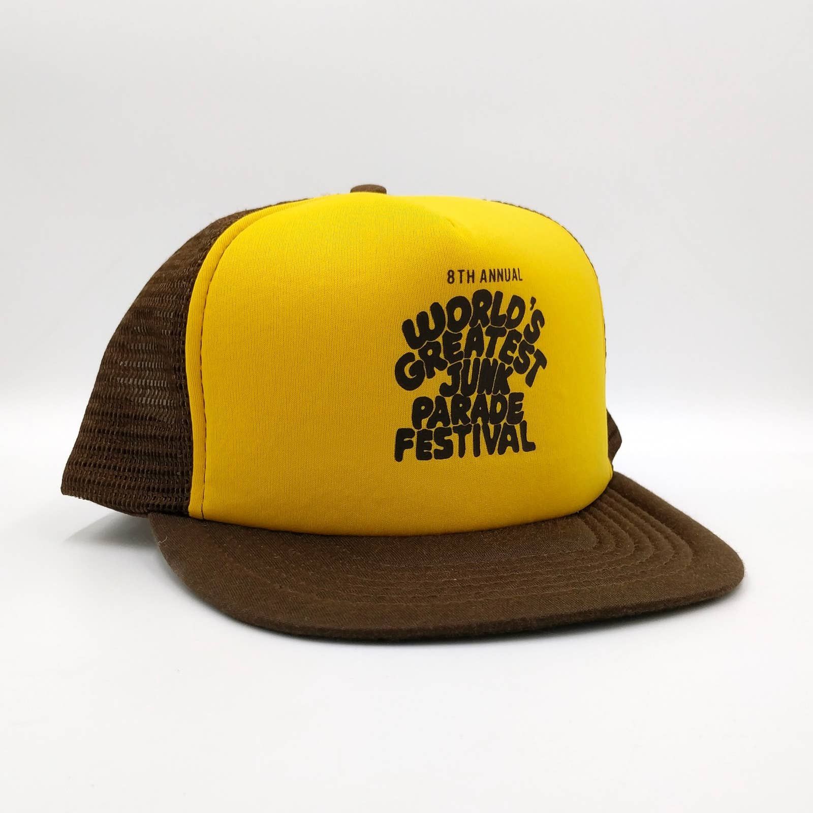 Vintage Vintage World's Greatest Junk Parade Festival Trucker Hat Size ONE SIZE - 1 Thumbnail