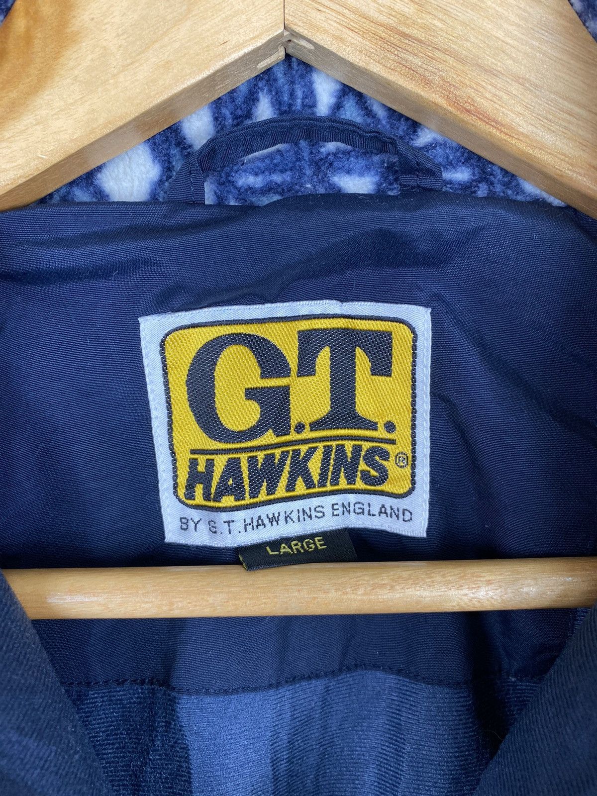 Vintage GT HAWKINS Japanese Brand Fullprint Art Design Fleece Jacket Size US L / EU 52-54 / 3 - 5 Thumbnail