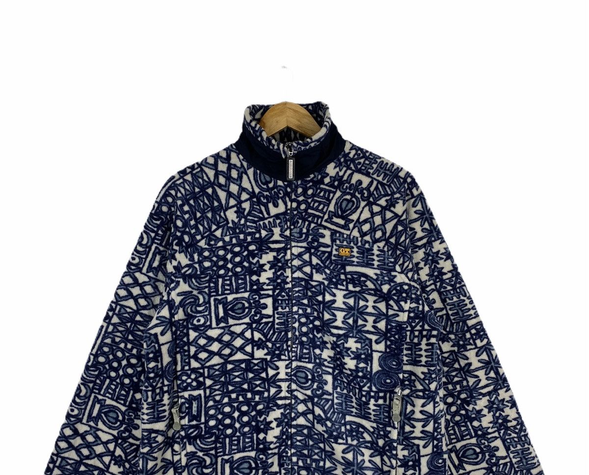 Vintage GT HAWKINS Japanese Brand Fullprint Art Design Fleece Jacket Size US L / EU 52-54 / 3 - 4 Thumbnail