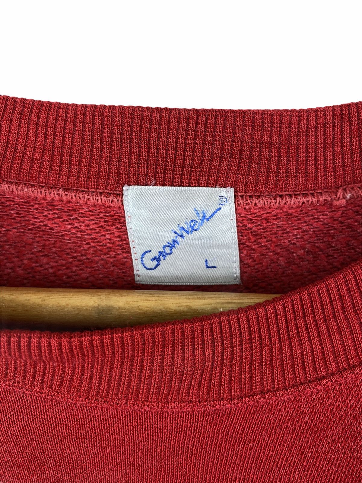 Japanese Brand × Vintage Vintage GROW WELL Revoir Et Bon Voyage Sweatshirt Pullover Size US L / EU 52-54 / 3 - 4 Thumbnail