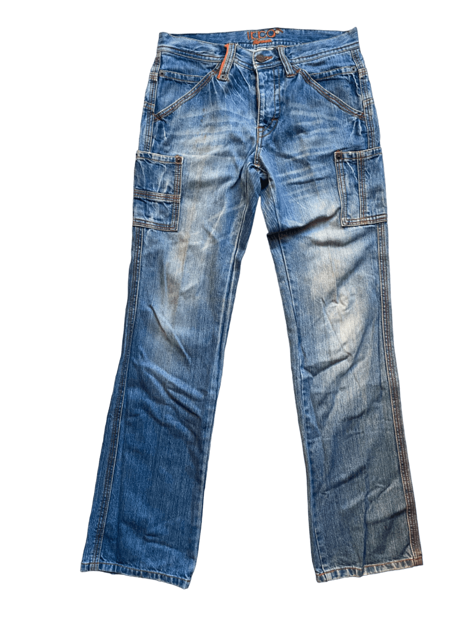 If Six Was Nine × Japanese Brand Distressed Cargo Jeans Multipocket Denim Size US 32 / EU 48 - 1 Thumbnail
