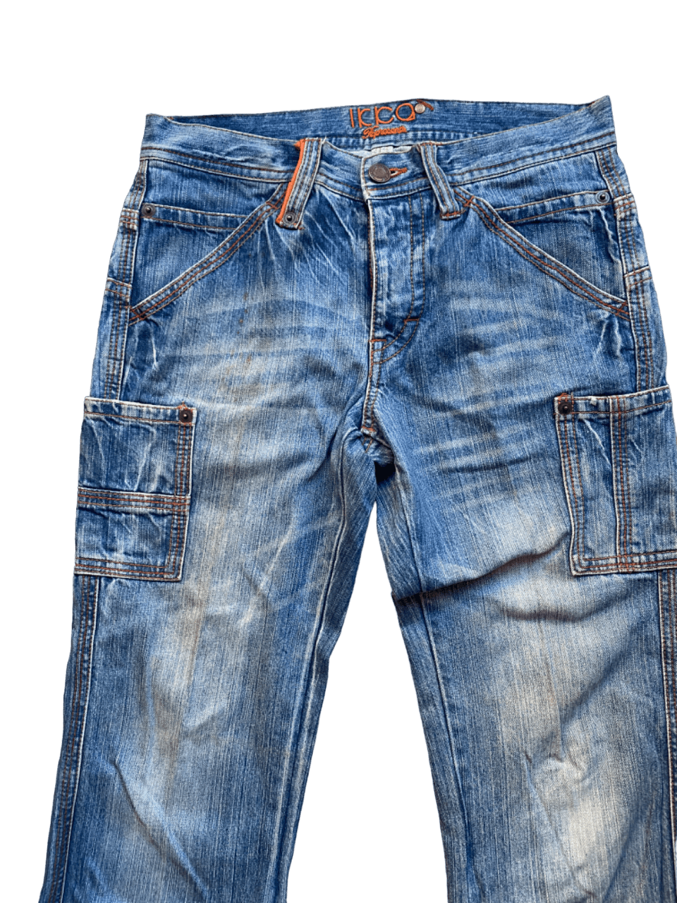 If Six Was Nine × Japanese Brand Distressed Cargo Jeans Multipocket Denim Size US 32 / EU 48 - 3 Thumbnail