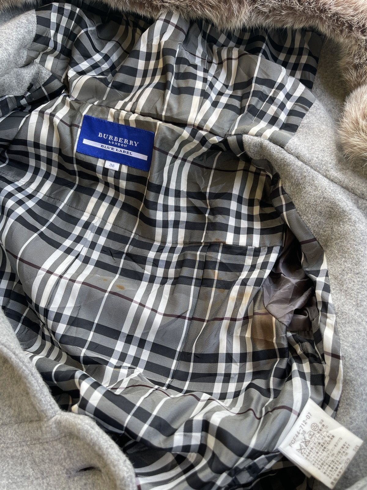 Burberry Burberry Rabbit Fur Trench Coat (size 38) Size S / US 4 / IT 40 - 13 Thumbnail