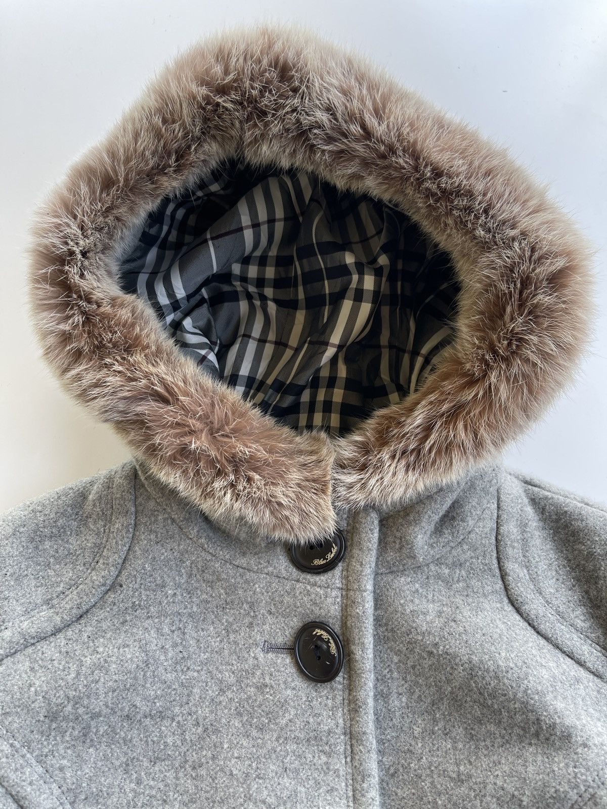 Burberry Burberry Rabbit Fur Trench Coat (size 38) Size S / US 4 / IT 40 - 7 Thumbnail