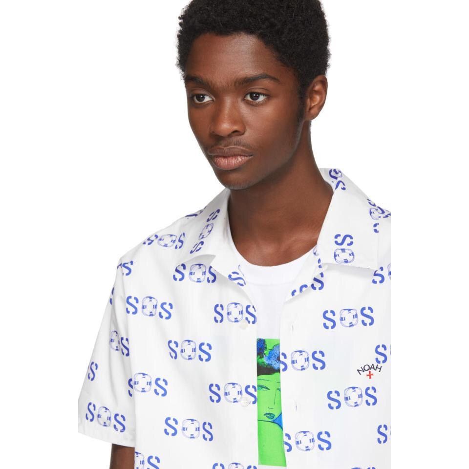 Noah SS18 Noah SOS Camp Shirt Size US XL / EU 56 / 4 - 3 Thumbnail