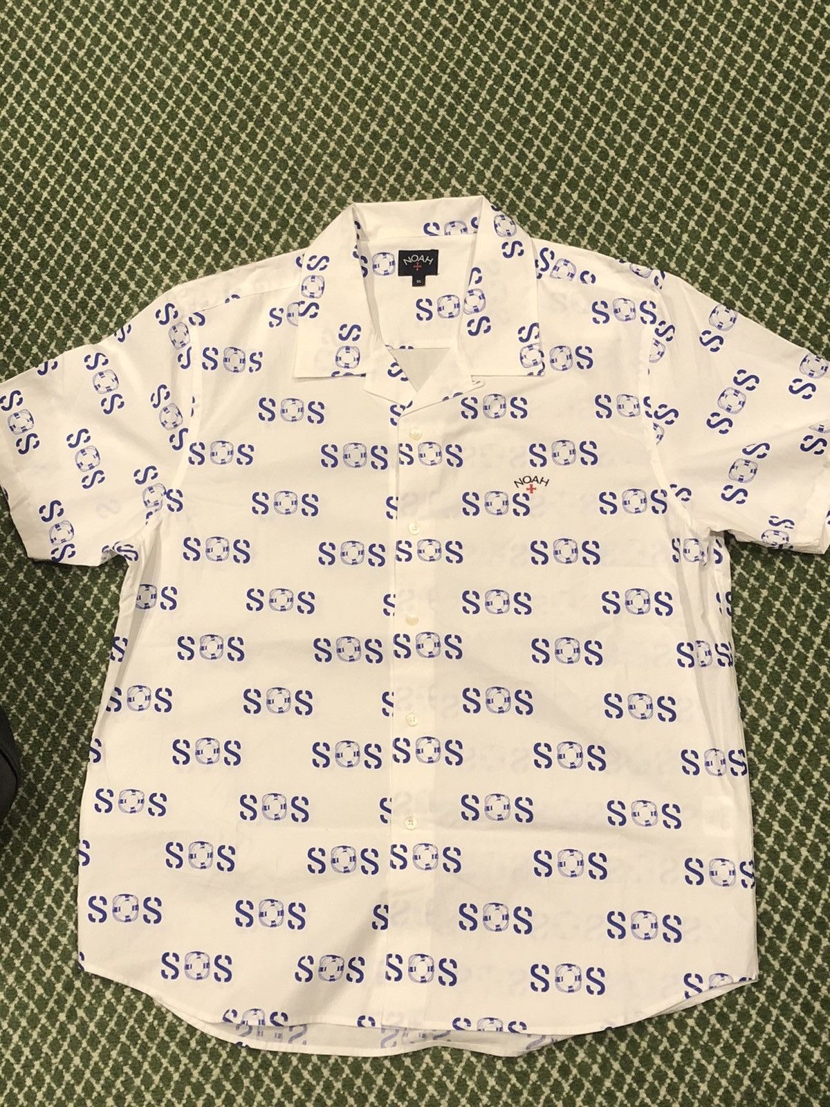 Noah SS18 Noah SOS Camp Shirt Size US XL / EU 56 / 4 - 4 Thumbnail