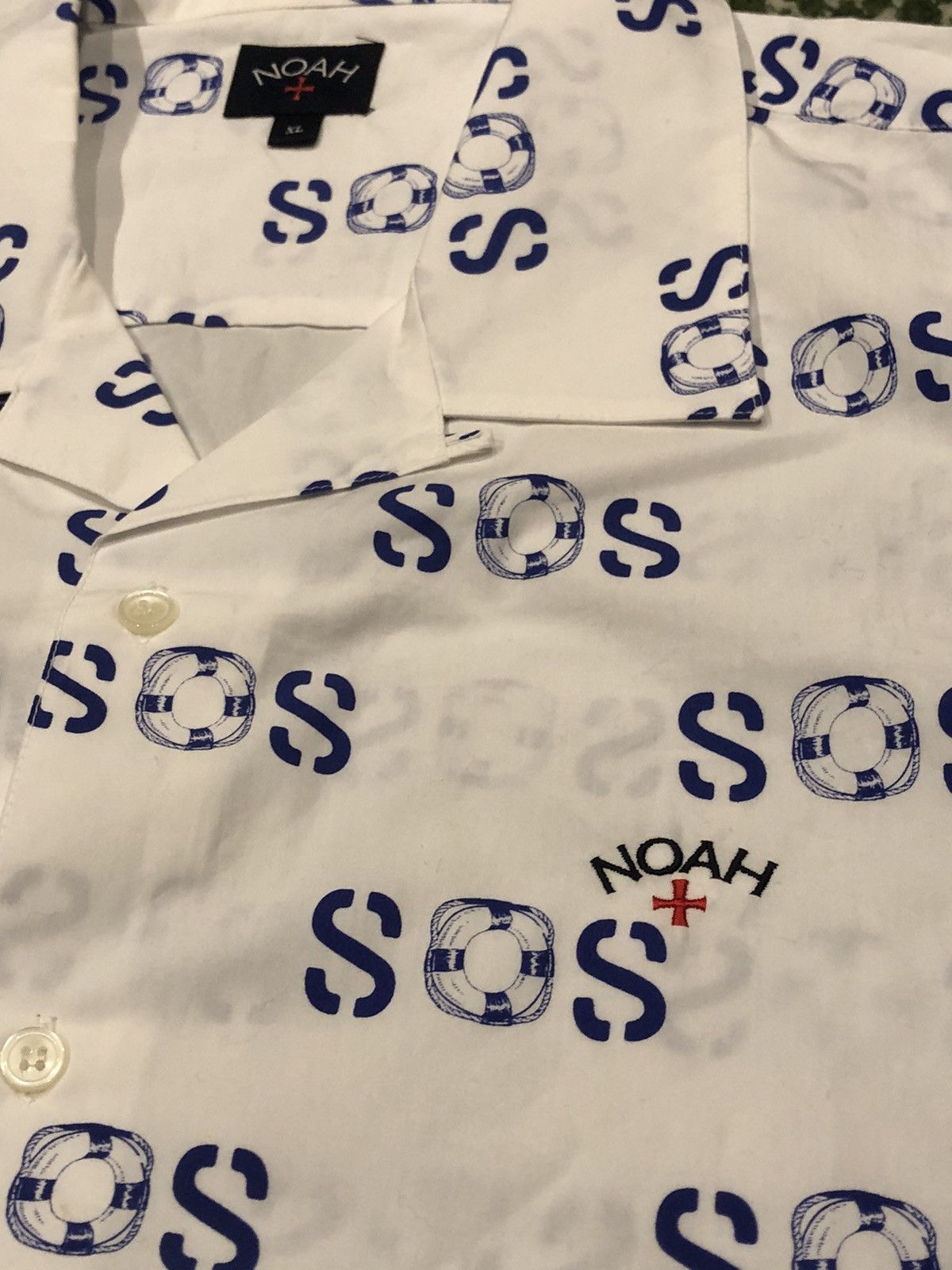Noah SS18 Noah SOS Camp Shirt Size US XL / EU 56 / 4 - 6 Thumbnail