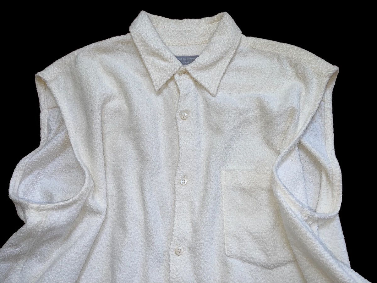 Comme des Garcons Homme Vintage CDG 1997 ED.AMANO SleeveLess Shirts Size US XL / EU 56 / 4 - 6 Thumbnail