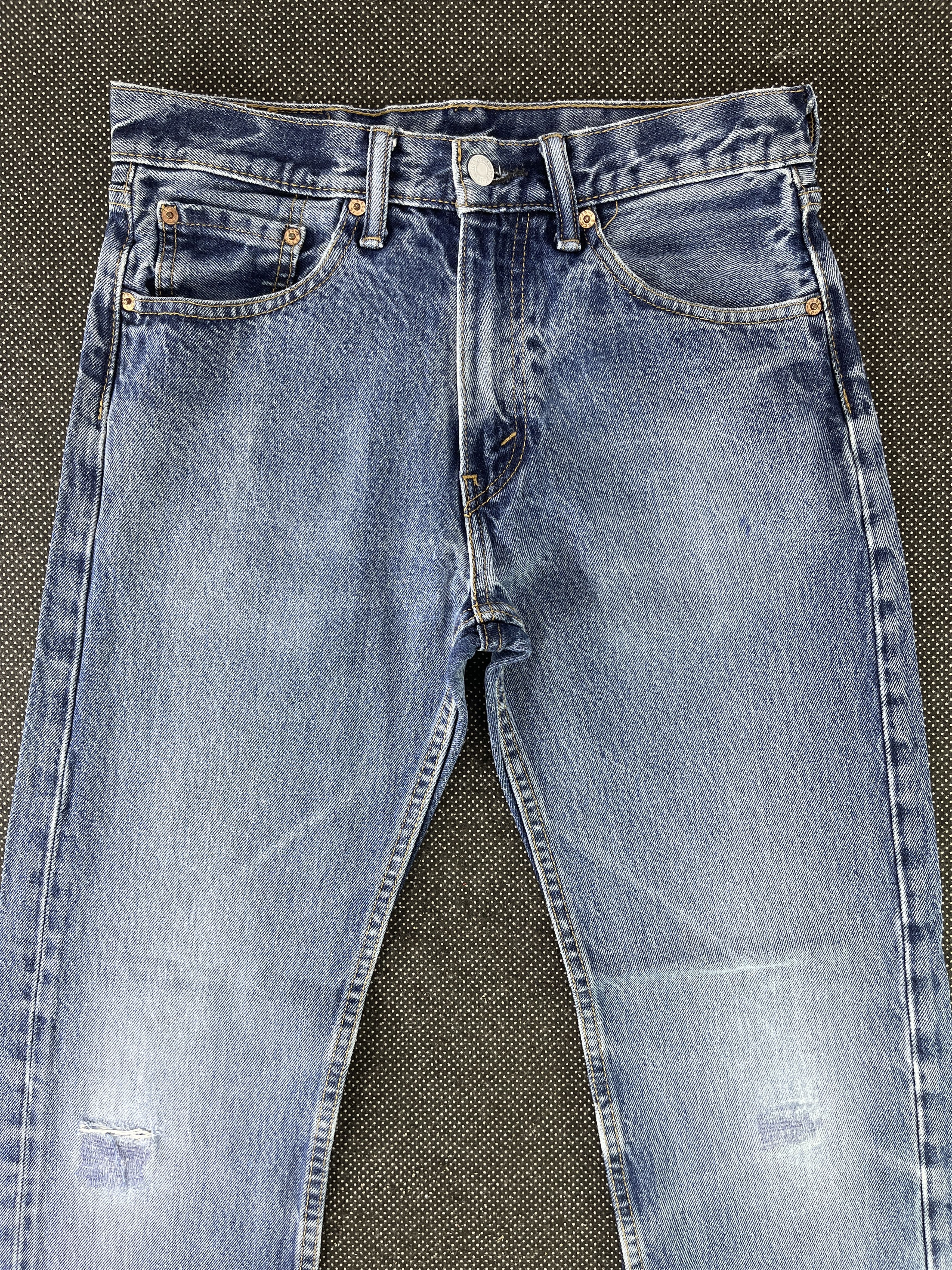 Levi's Vintage Levis 505 Distressed Knee Jeans - J346 Size US 31 - 3 Thumbnail