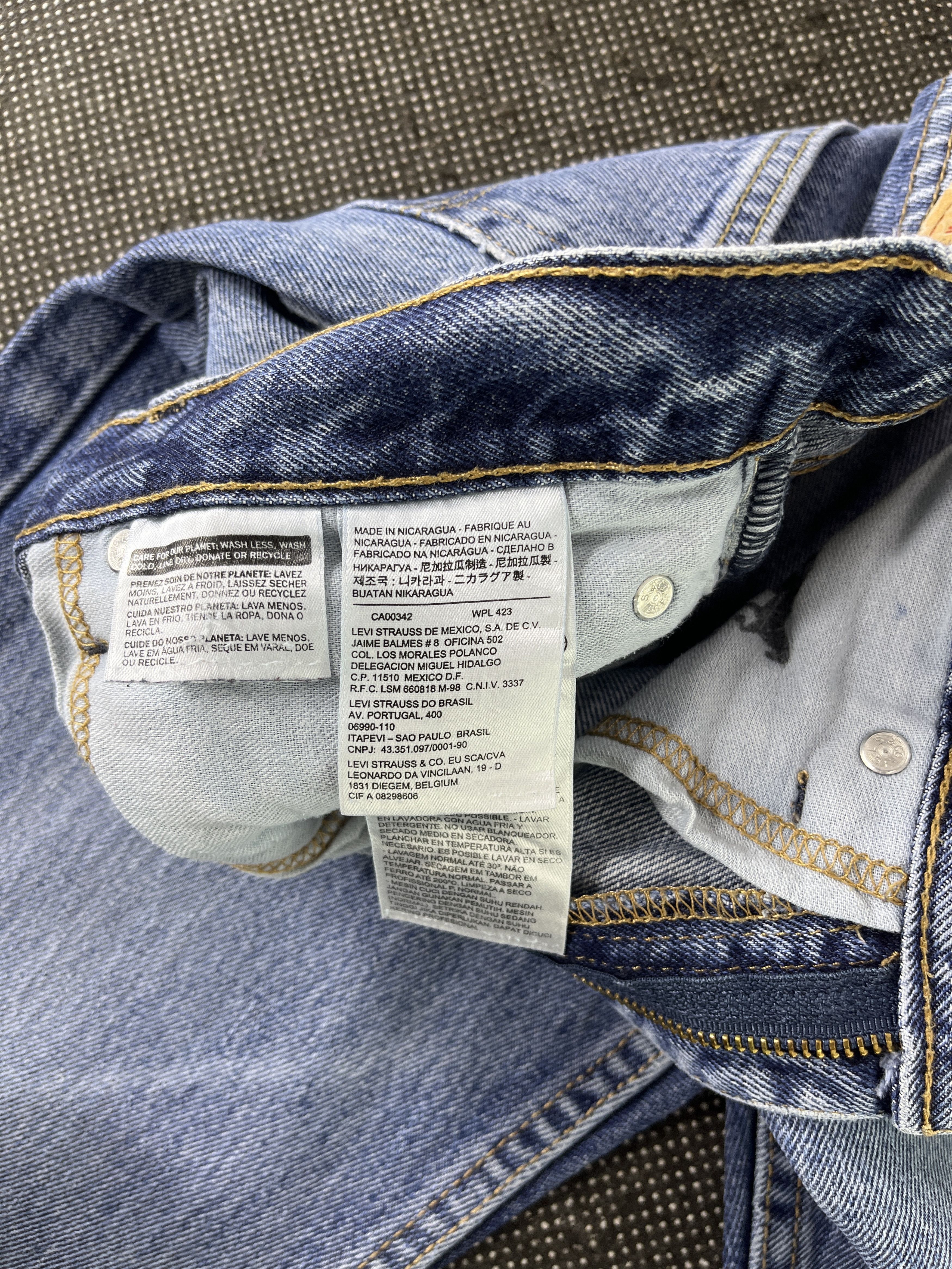 Levi's Vintage Levis 505 Distressed Knee Jeans - J346 Size US 31 - 9 Thumbnail