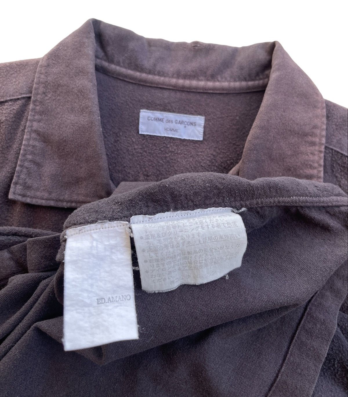 Comme des Garcons Homme Vintage CDG 1997 ED.AMANO Sunfaded Shirt Size US XL / EU 56 / 4 - 7 Thumbnail