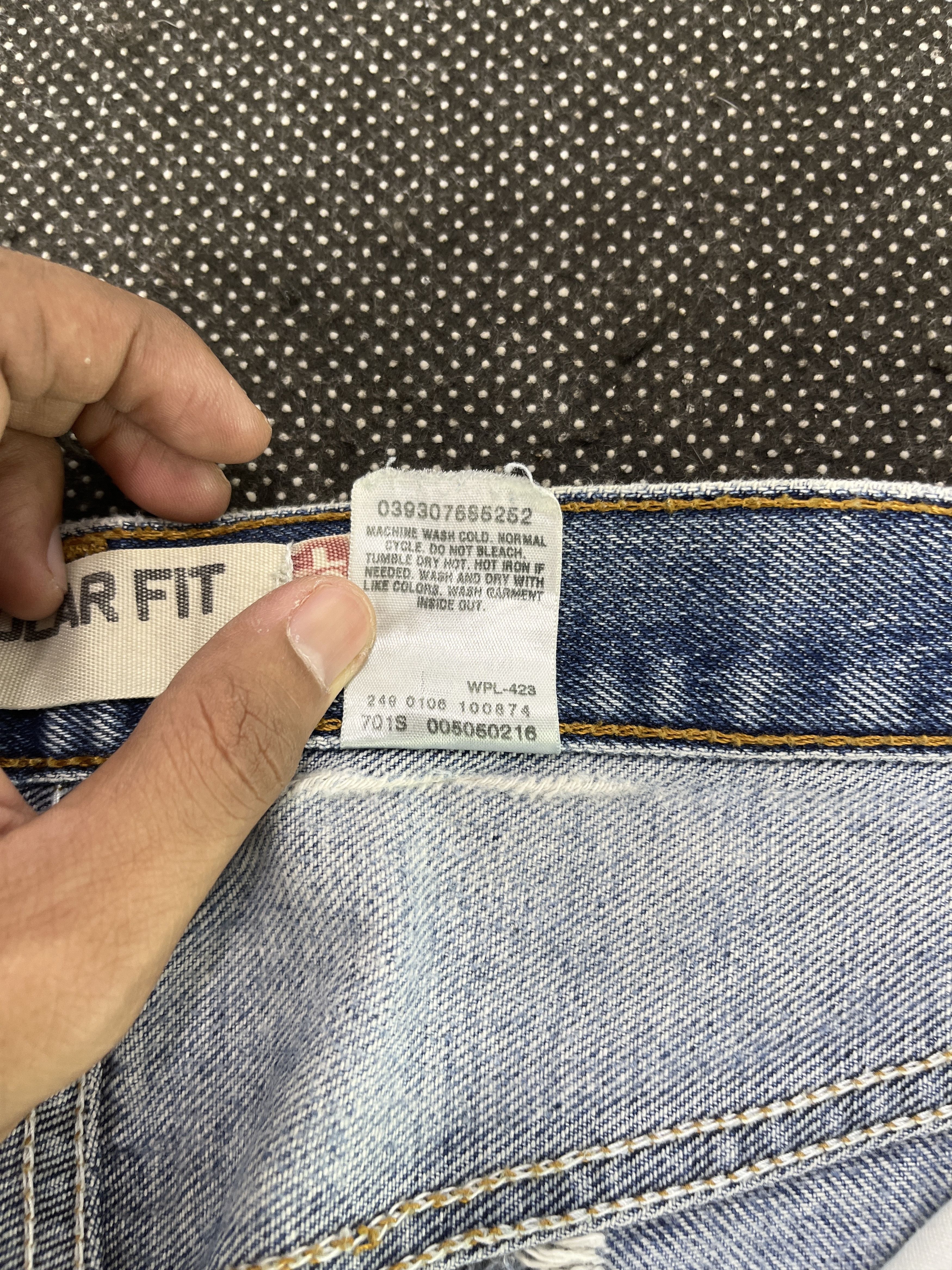 Levi's Vintage Levis 505 Distressed Stone Wash Jeans - J337 Size US 32 / EU 48 - 8 Thumbnail