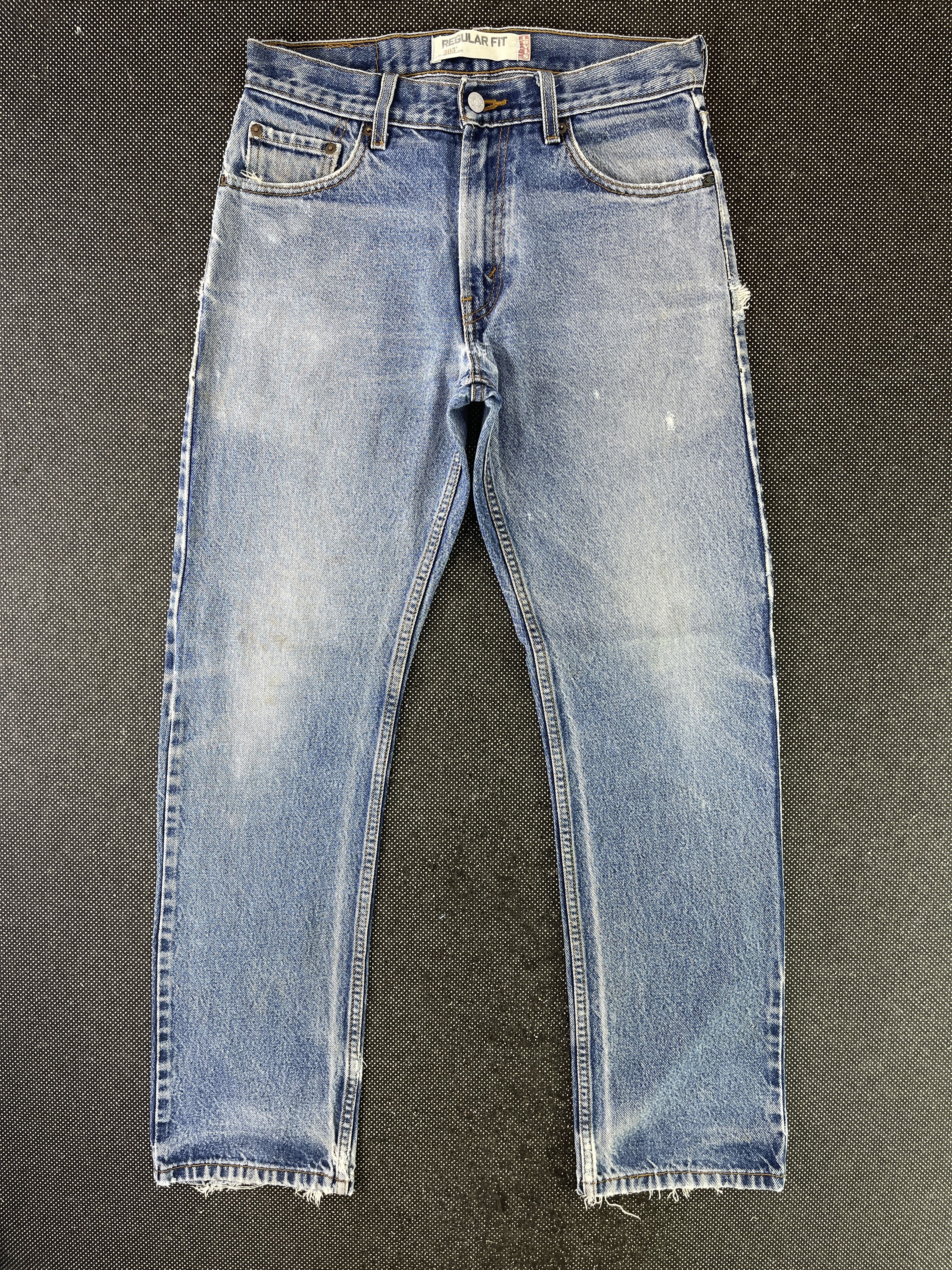 Levi's Vintage Levis 505 Distressed Stone Wash Jeans - J337 Size US 32 / EU 48 - 1 Thumbnail