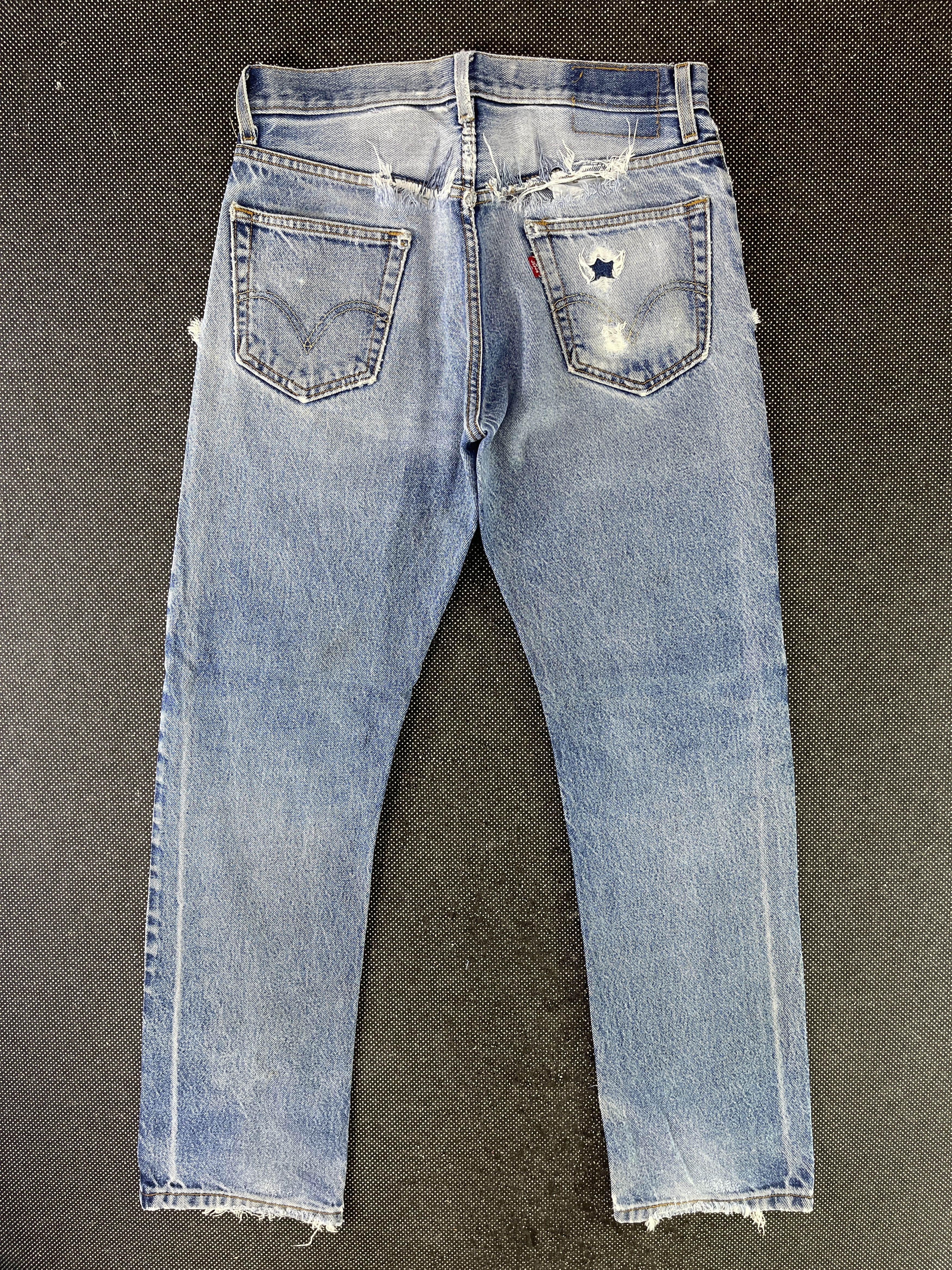 Levi's Vintage Levis 505 Distressed Stone Wash Jeans - J337 Size US 32 / EU 48 - 2 Thumbnail