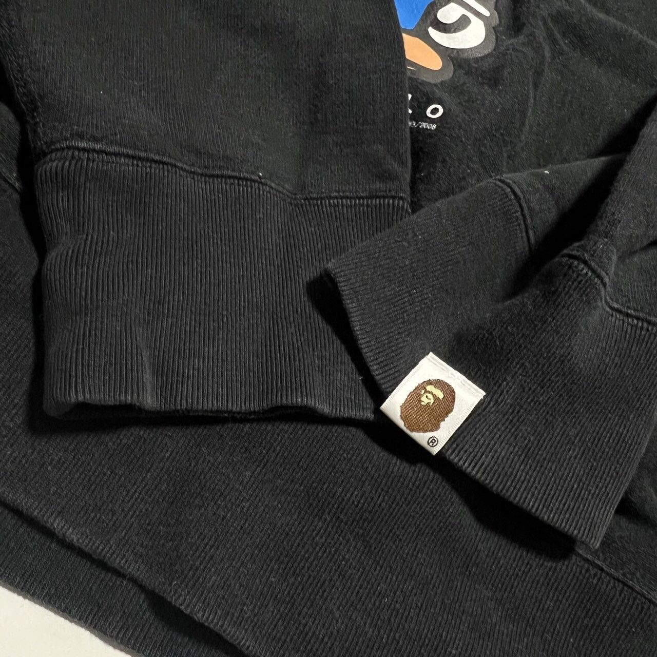 Bape BAPE mario long sleeve sweat black Size US M / EU 48-50 / 2 - 2 Thumbnail