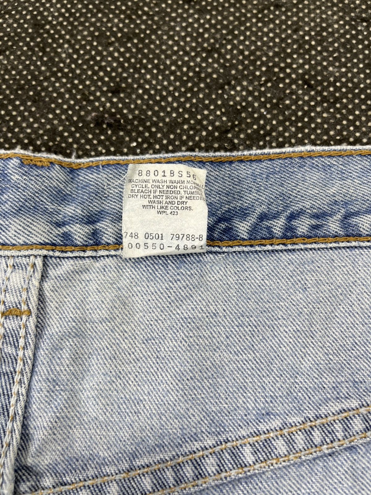 Levi's Vintage Levis 550 Light Wash Jeans - J727 Size US 38 / EU 54 - 9 Thumbnail