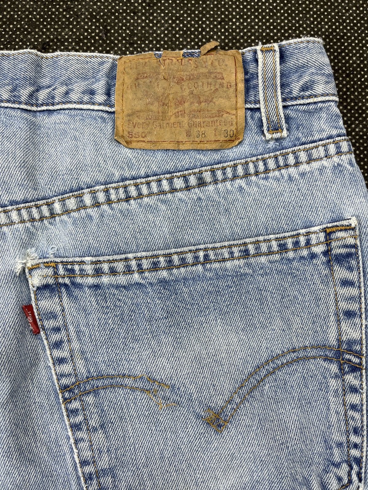 Levi's Vintage Levis 550 Light Wash Jeans - J727 Size US 38 / EU 54 - 11 Thumbnail