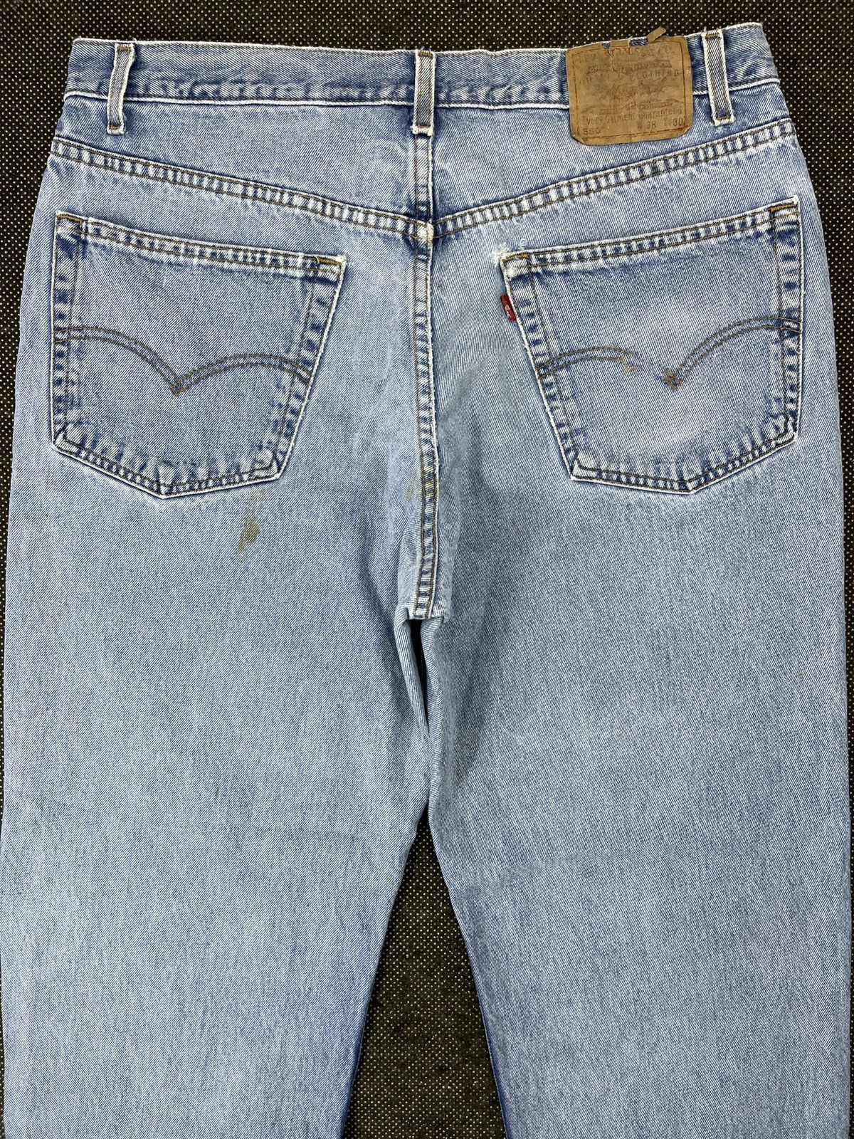 Levi's Vintage Levis 550 Light Wash Jeans - J727 Size US 38 / EU 54 - 4 Thumbnail
