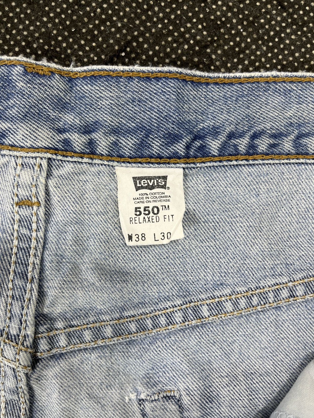 Levi's Vintage Levis 550 Light Wash Jeans - J727 Size US 38 / EU 54 - 8 Thumbnail