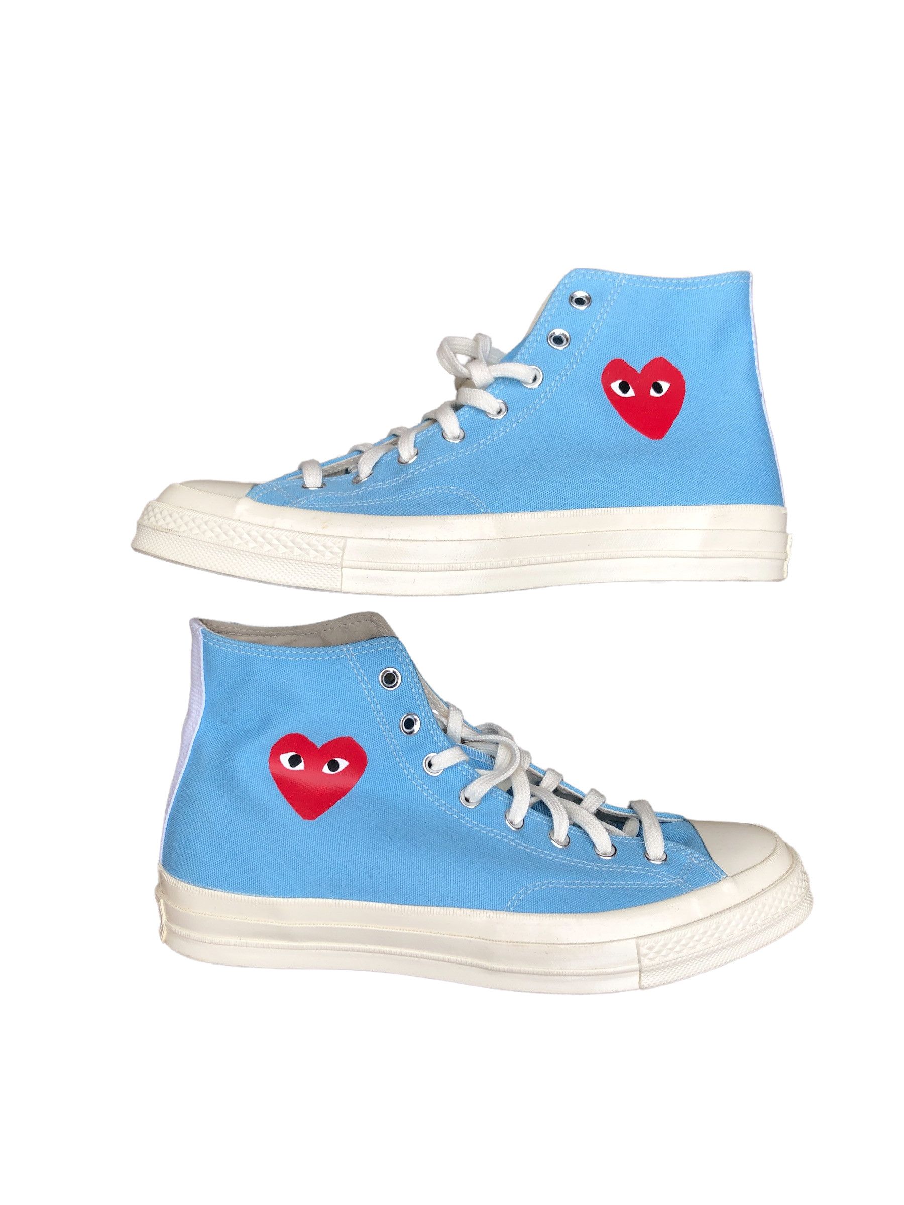 Comme des Garcons Converse Converse X Comme des Garcons Play Bright Blue Size 11 Grailed