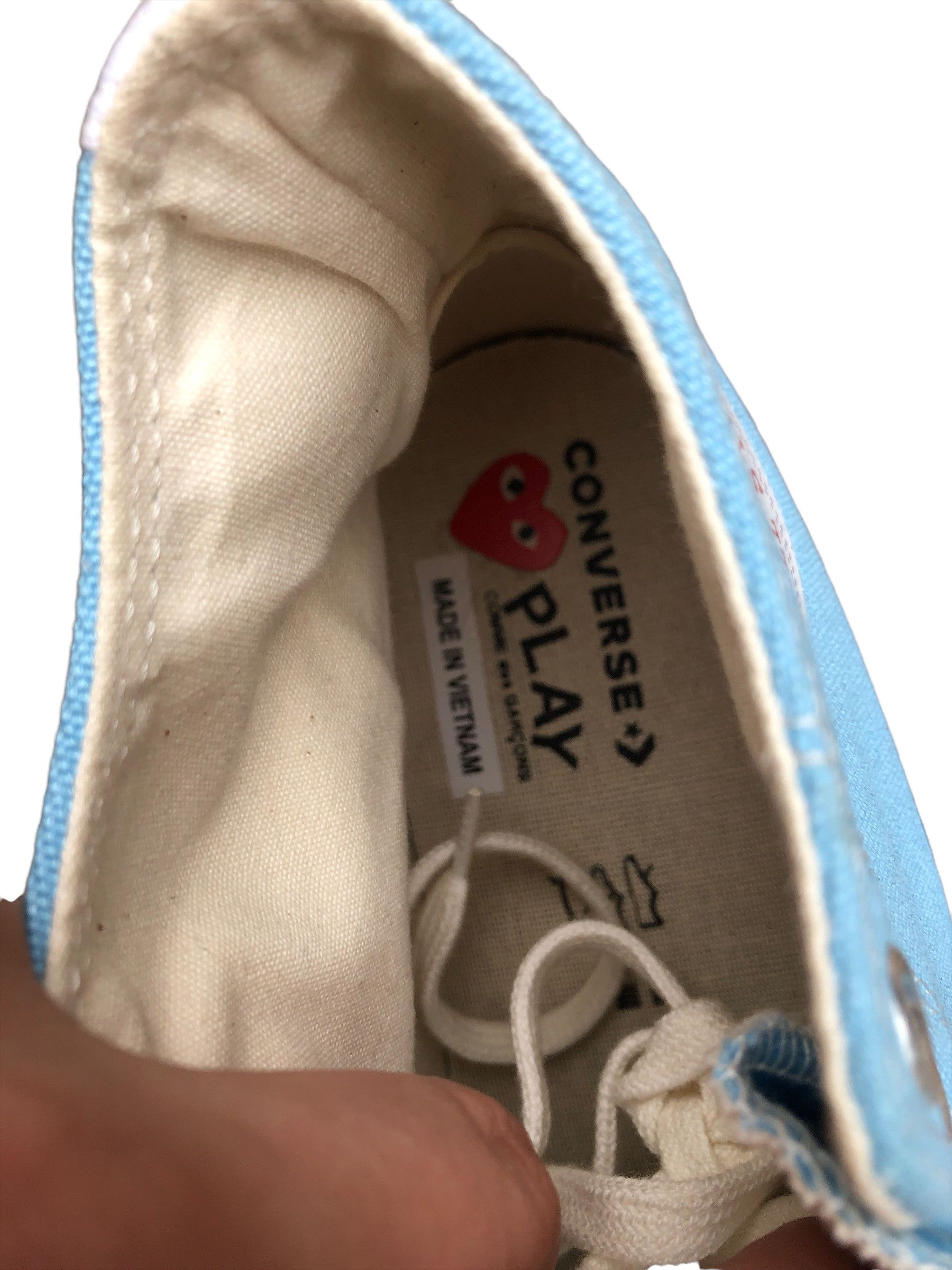 Comme des Garcons × Converse Converse X Comme des Garcons Play Bright Blue Size 11 Size US 11 / EU 44 - 14 Thumbnail