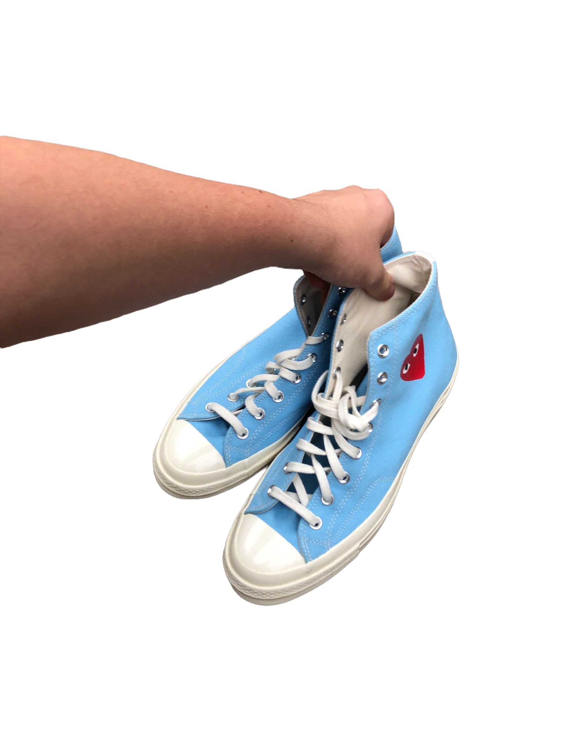 Comme des Garcons × Converse Converse X Comme des Garcons Play Bright Blue Size 11 Size US 11 / EU 44 - 3 Thumbnail