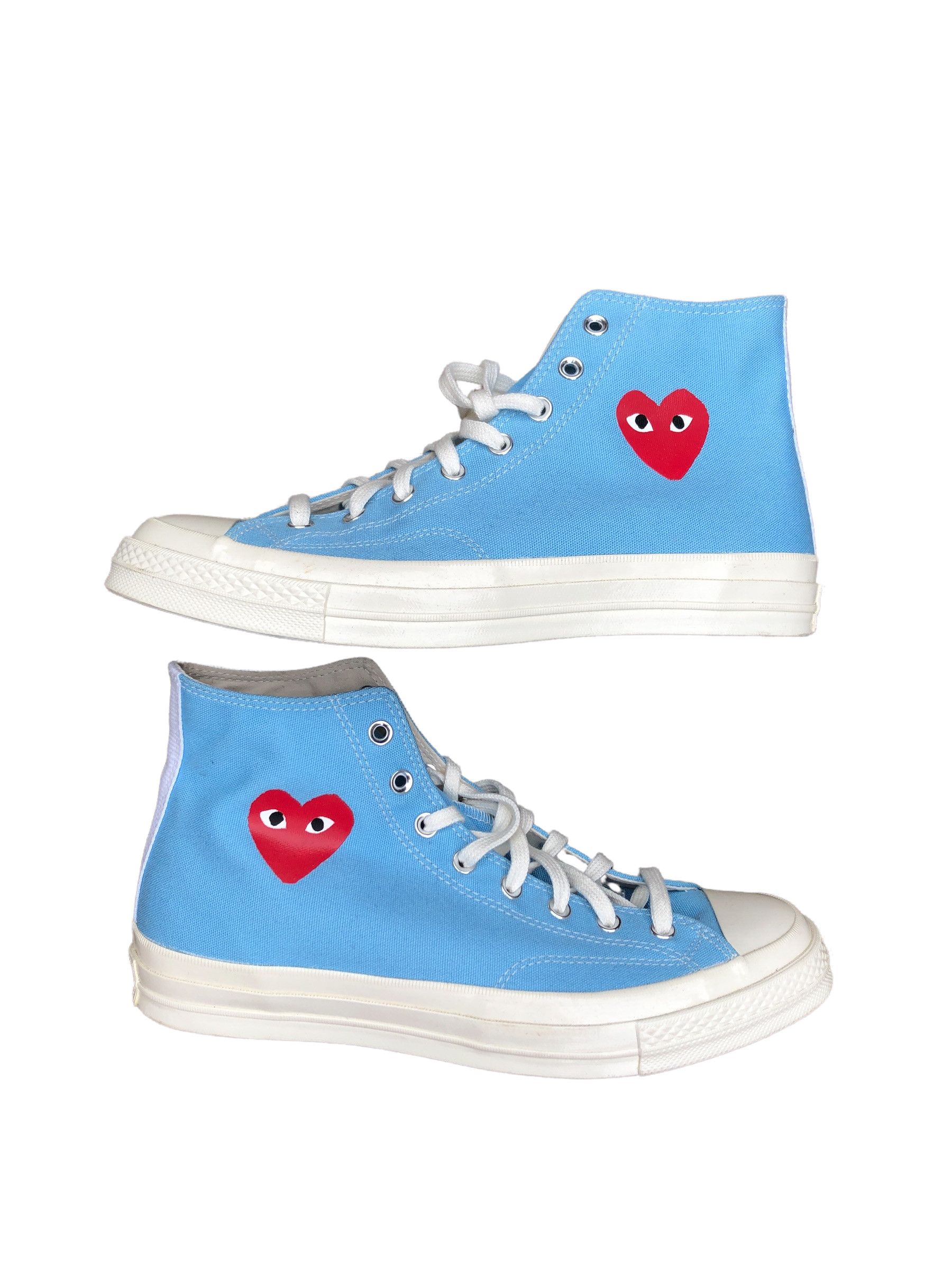 Comme des Garcons × Converse Converse X Comme des Garcons Play Bright Blue Size 11 Size US 11 / EU 44 - 8 Thumbnail