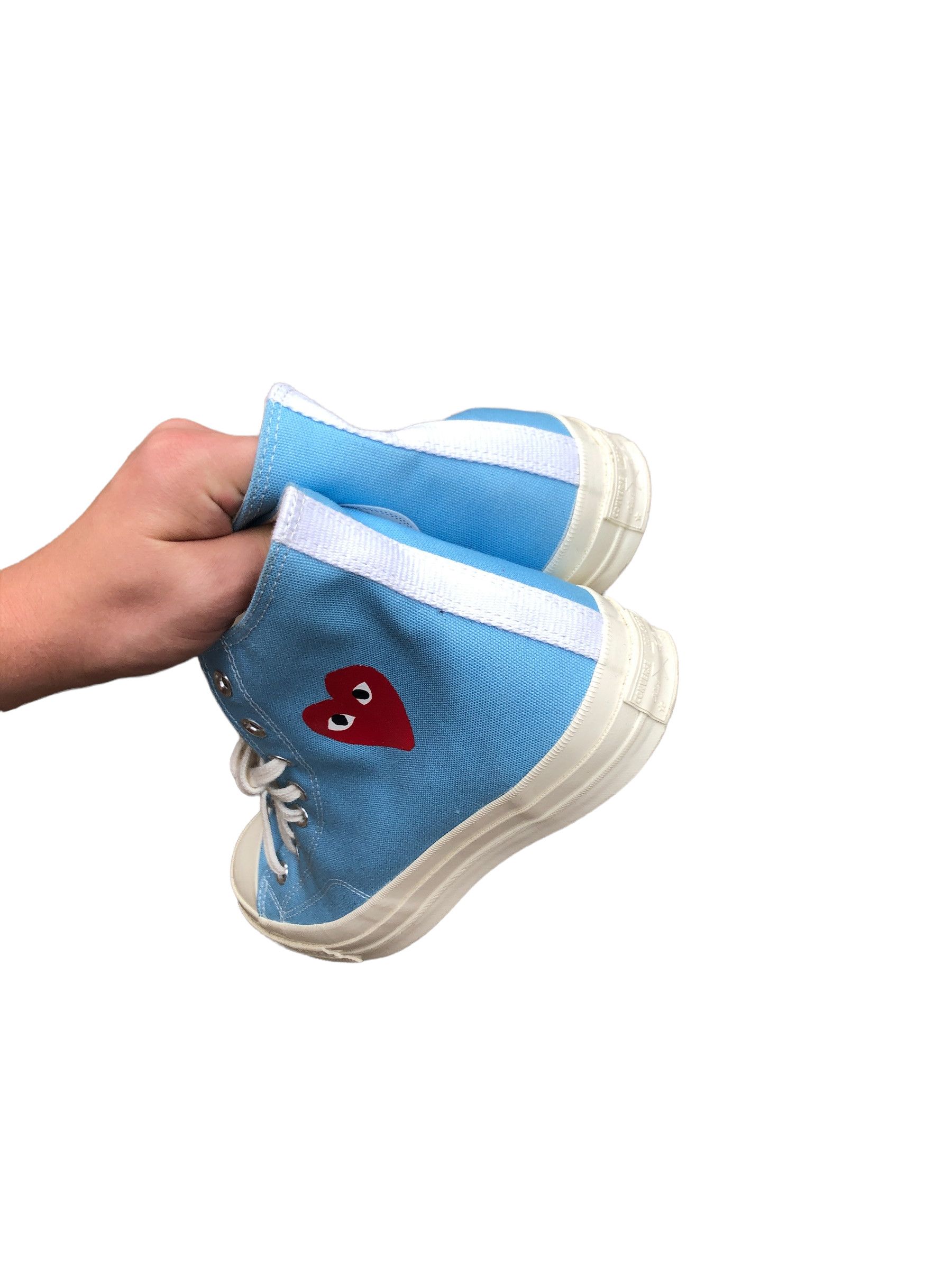Comme des Garcons × Converse Converse X Comme des Garcons Play Bright Blue Size 11 Size US 11 / EU 44 - 12 Thumbnail
