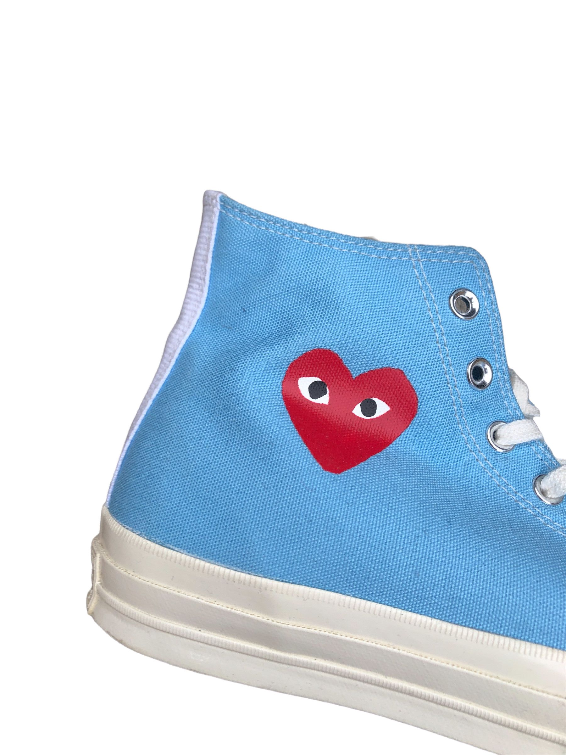 Comme des Garcons × Converse Converse X Comme des Garcons Play Bright Blue Size 11 Size US 11 / EU 44 - 9 Thumbnail