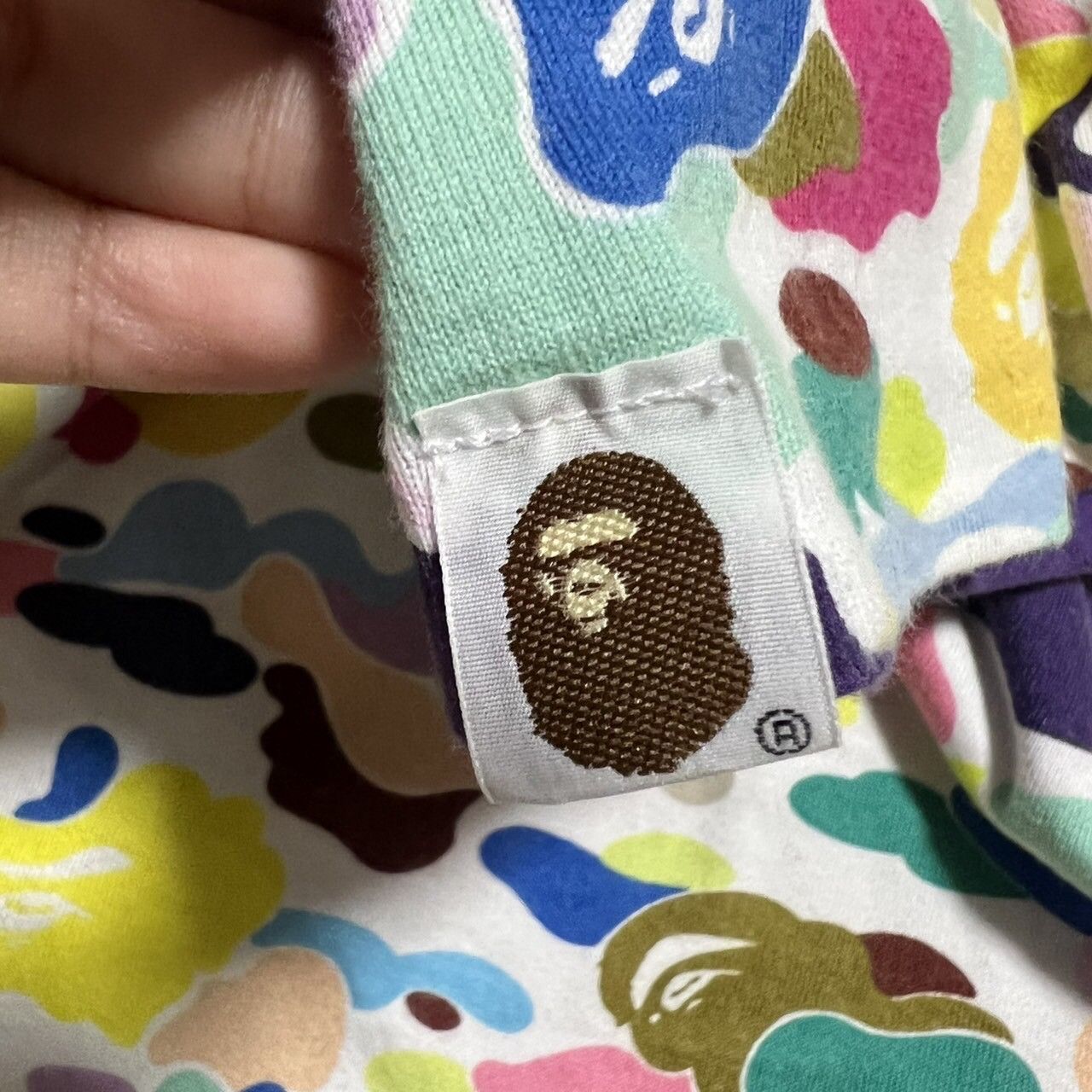 Bape BAPE multi/purple TEE Size US L / EU 52-54 / 3 - 2 Thumbnail