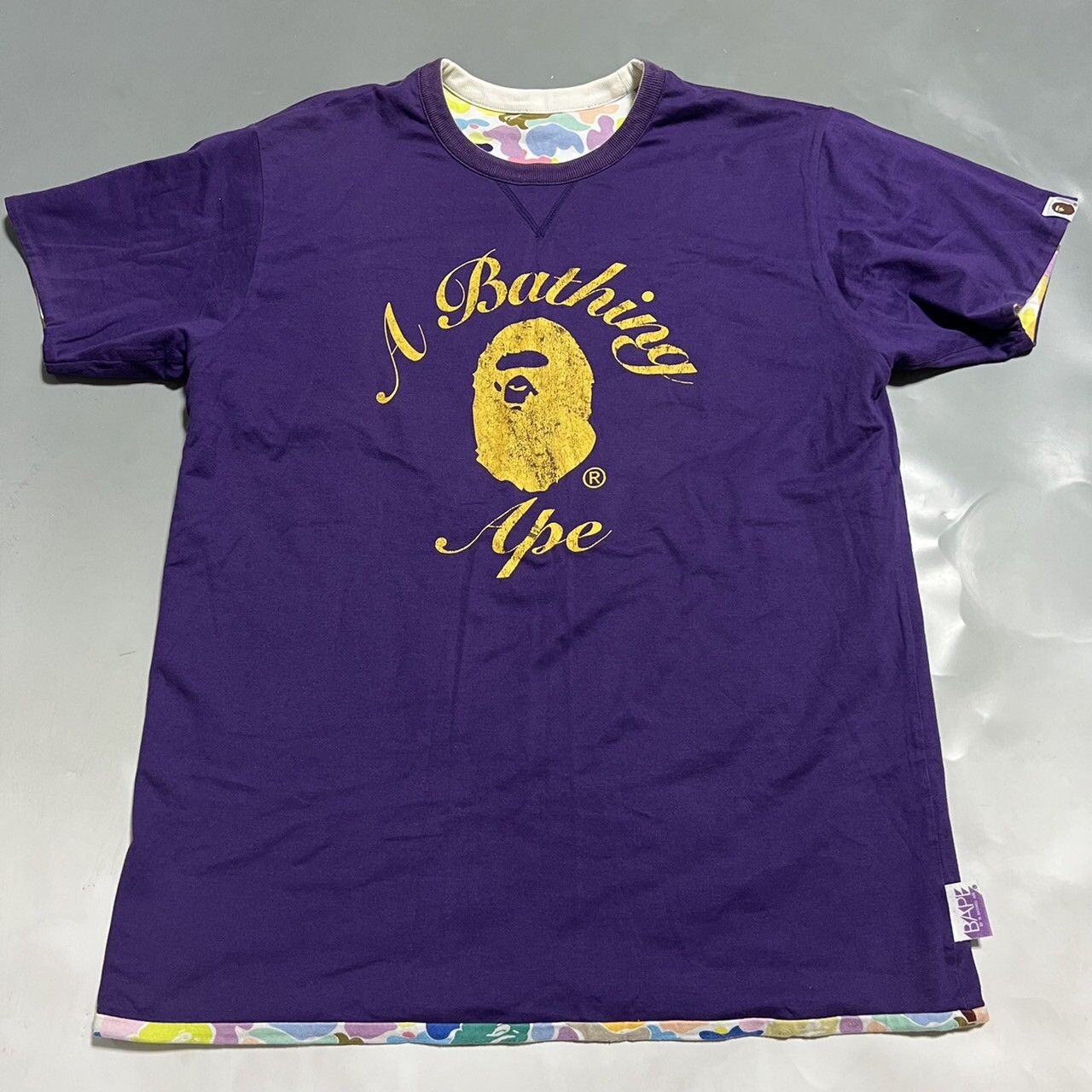 Bape BAPE multi/purple TEE Size US L / EU 52-54 / 3 - 4 Thumbnail