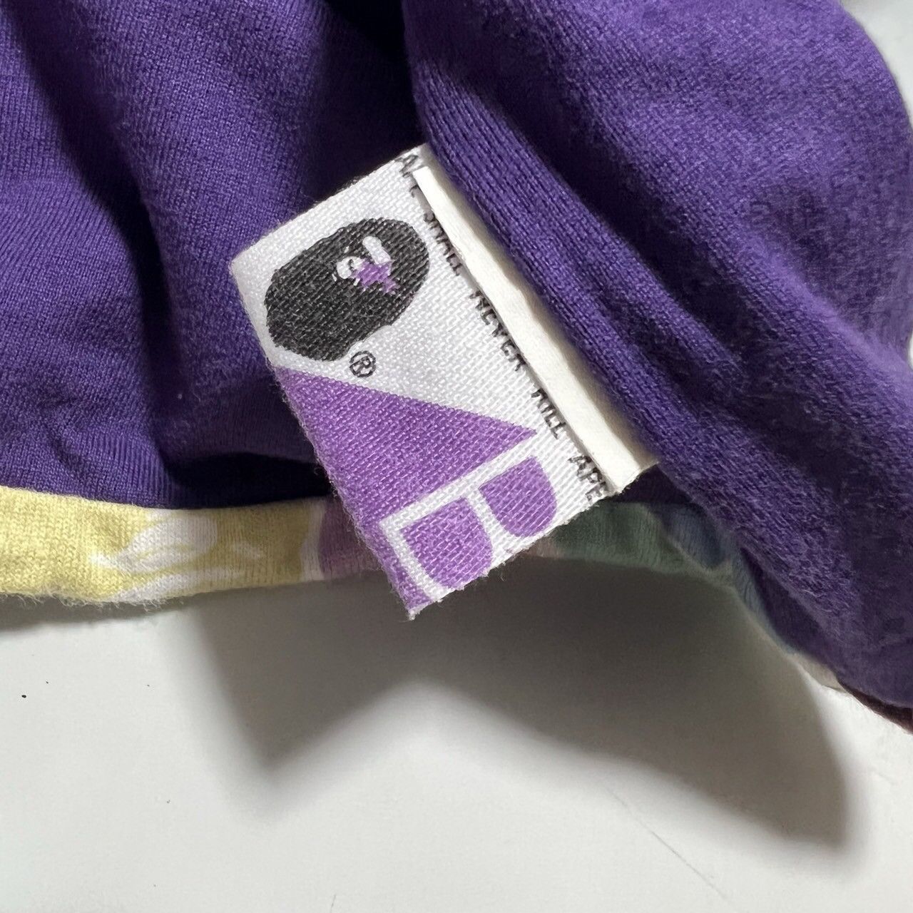 Bape BAPE multi/purple TEE Size US L / EU 52-54 / 3 - 7 Thumbnail