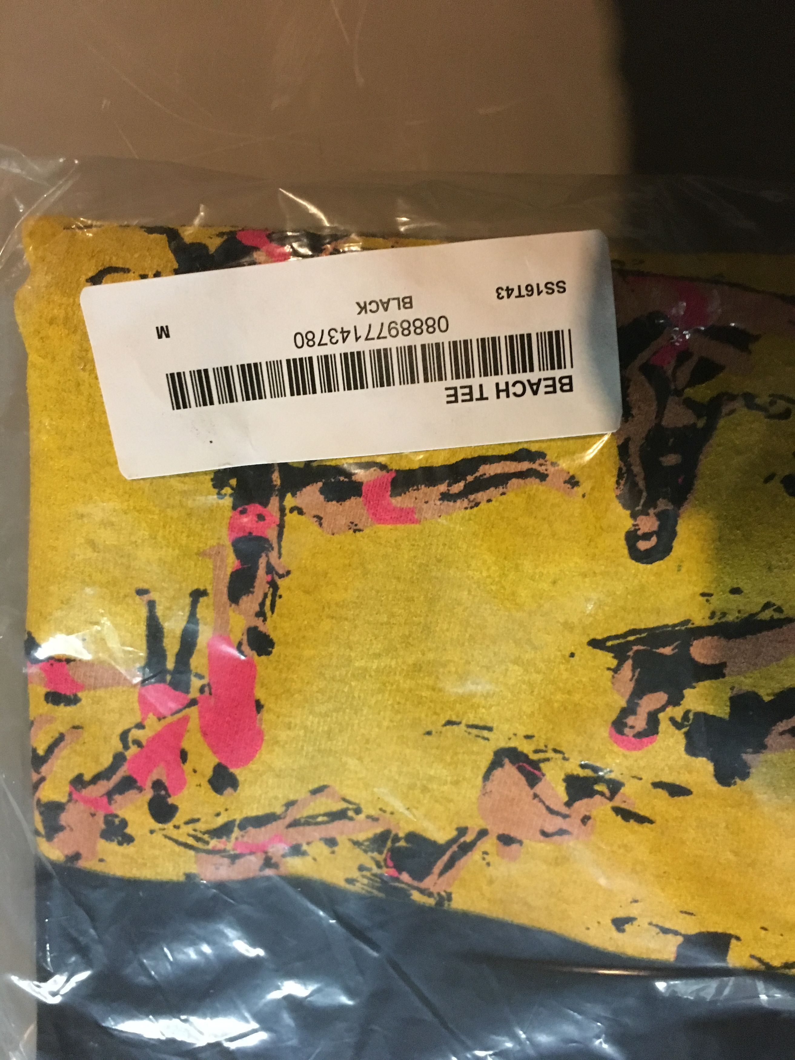 Supreme Supreme Beach Tee Black Medium SS16 Size US M / EU 48-50 / 2 - 2 Thumbnail