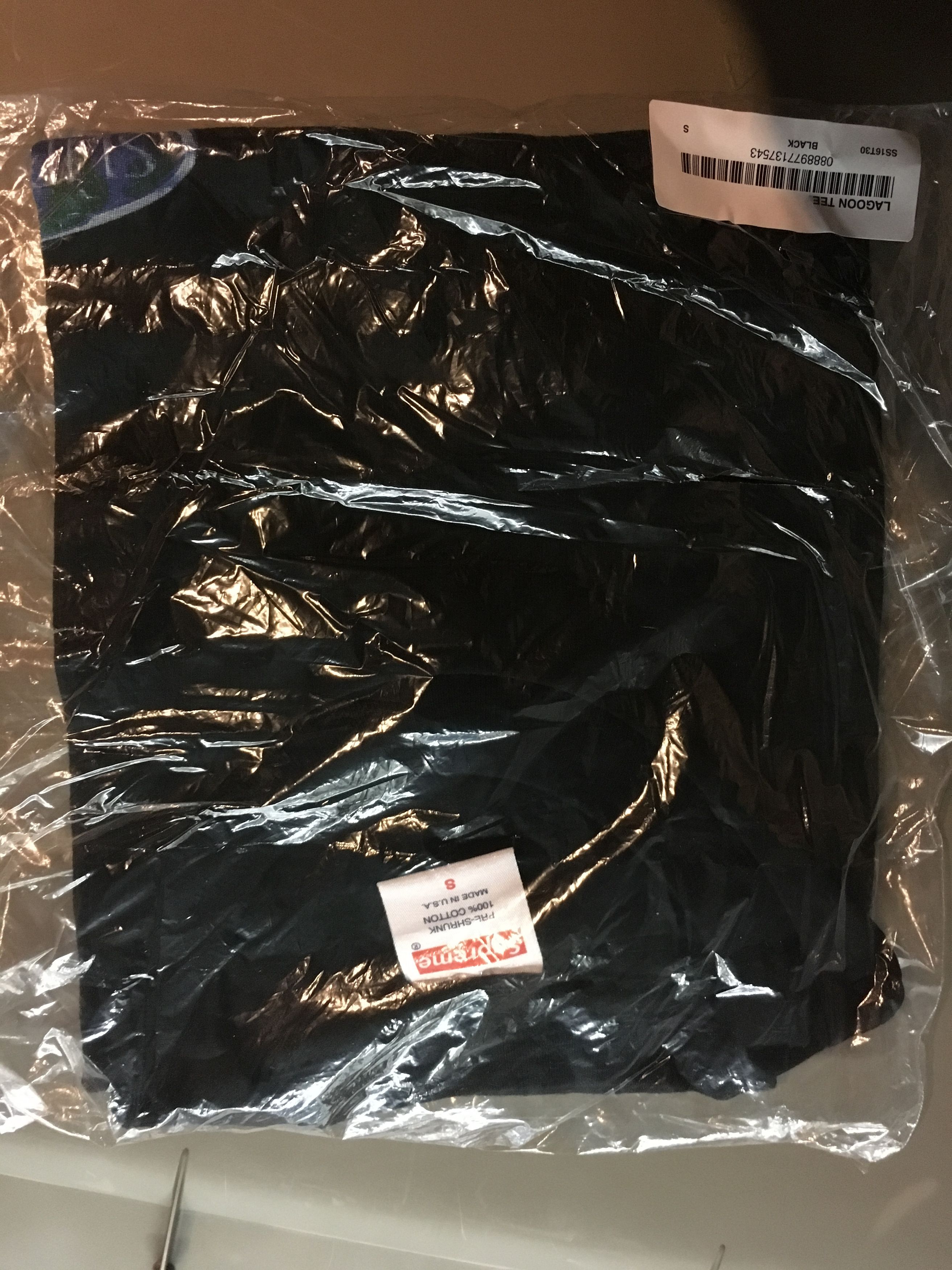 Supreme Supreme Lagoon Tee Black Small SS16 Size US S / EU 44-46 / 1 - 2 Thumbnail