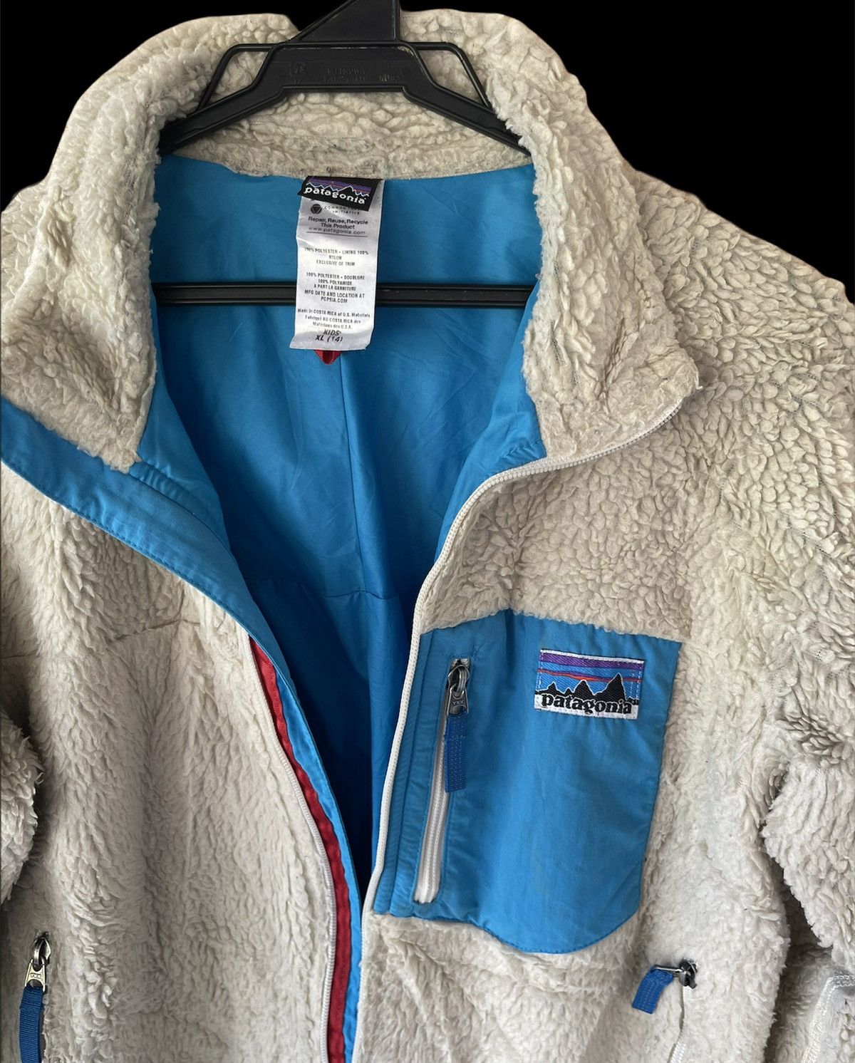 Patagonia PATAGONIA 2001 RETRO x DEEP PILE FLEECE OATMEAL SHERPA Size US S / EU 44-46 / 1 - 3 Thumbnail