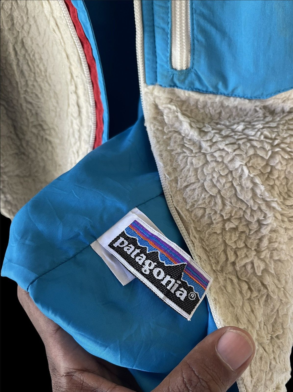 Patagonia PATAGONIA 2001 RETRO x DEEP PILE FLEECE OATMEAL SHERPA Size US S / EU 44-46 / 1 - 7 Thumbnail