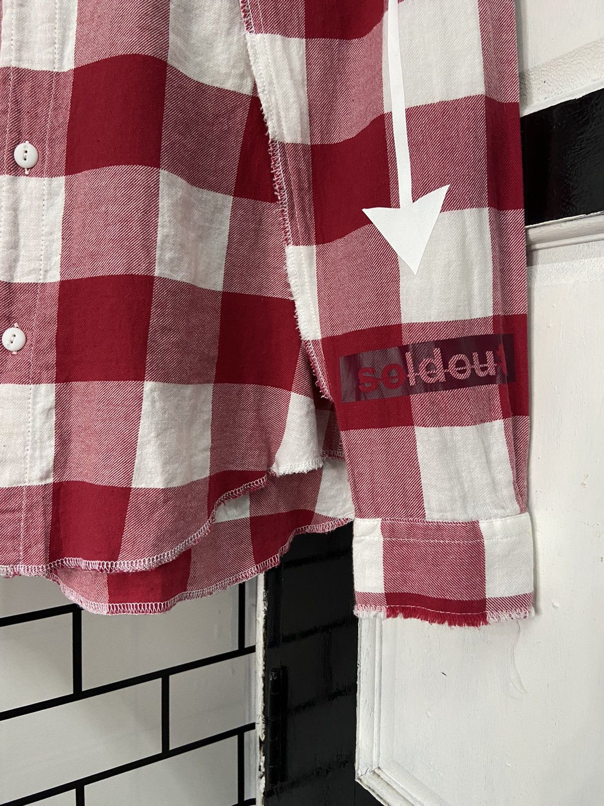 Japanese Brand Sold Out FRVR Smiley Face CPFM Reverse Stitch Flannel Shirt Size US M / EU 48-50 / 2 - 13 Thumbnail
