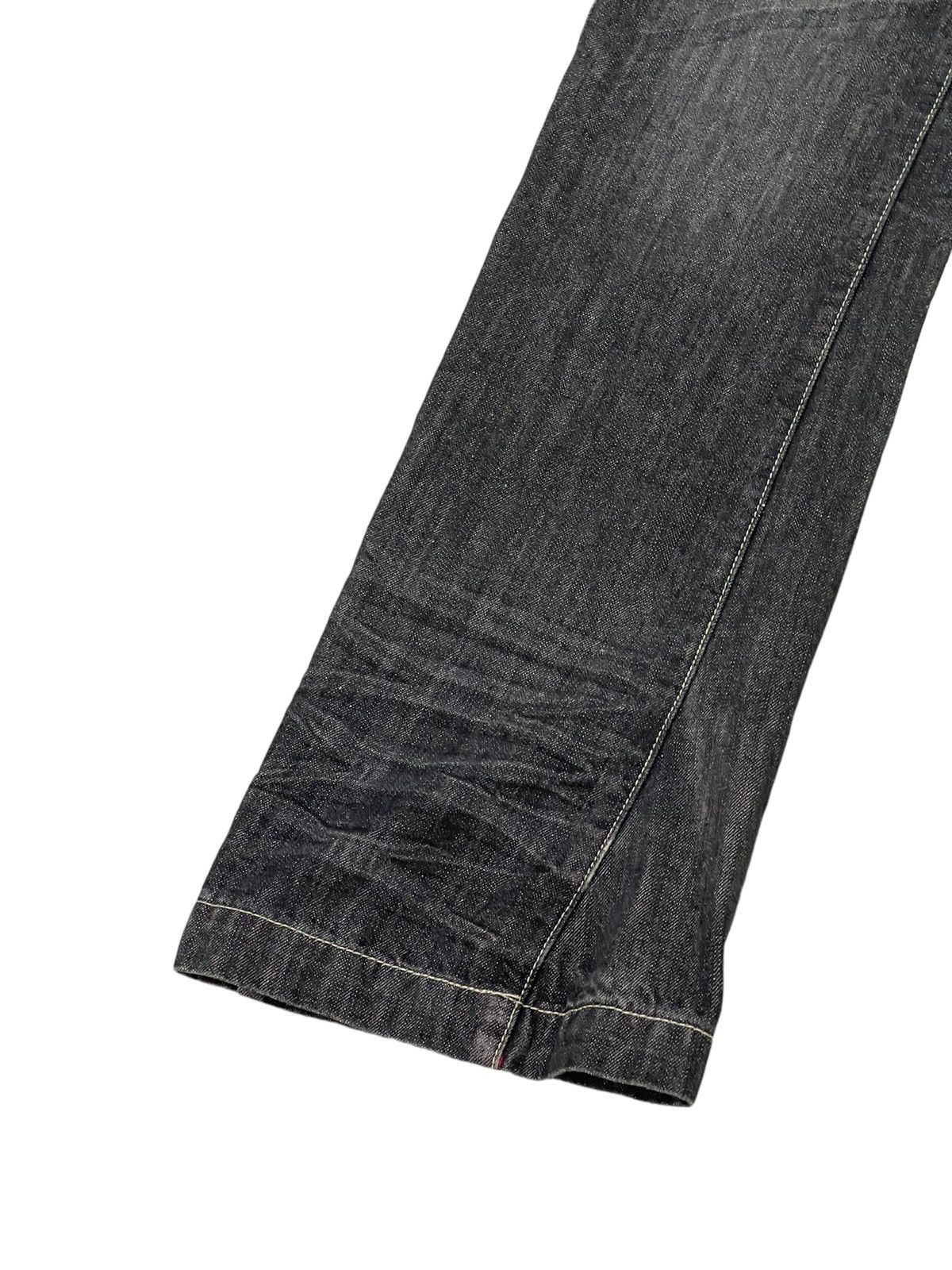 Japanese Brand Flare Jeans Daily Topics Distress Low Rise Boot Cut 5🟦7 Size US 34 / EU 50 - 16 Thumbnail