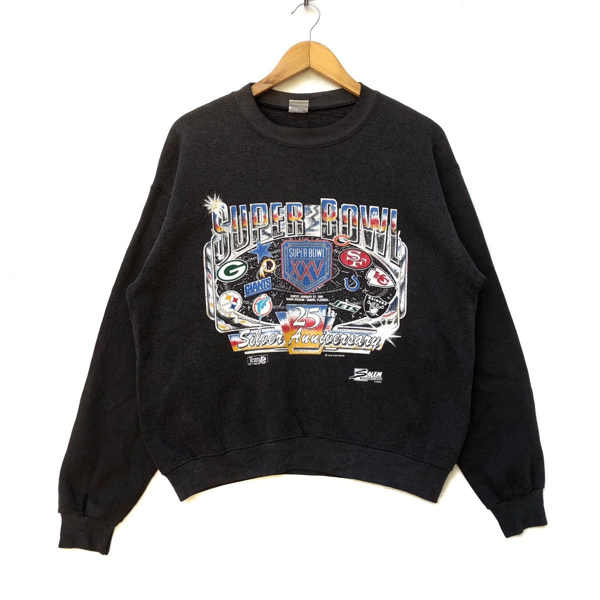 NFL × Starter VINTAGE SUPER BOWL SWEATSHIRT MEDIUM SIZE Size US M / EU 48-50 / 2 - 1 Thumbnail