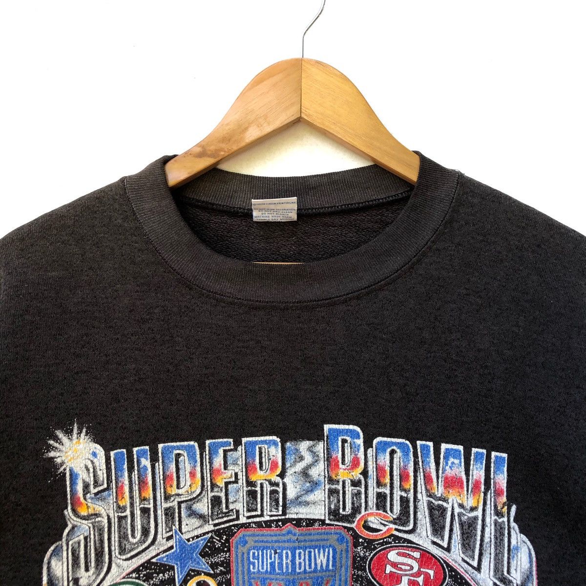NFL × Starter VINTAGE SUPER BOWL SWEATSHIRT MEDIUM SIZE Size US M / EU 48-50 / 2 - 2 Thumbnail