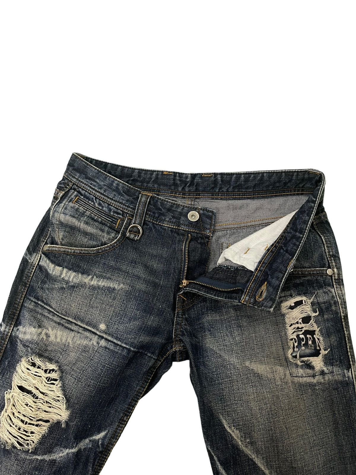 HIDEAWAYS Flare Jeans Hideaways Distress Slim Denim Low Rise 4🟦8 Size US 29 - 10 Thumbnail